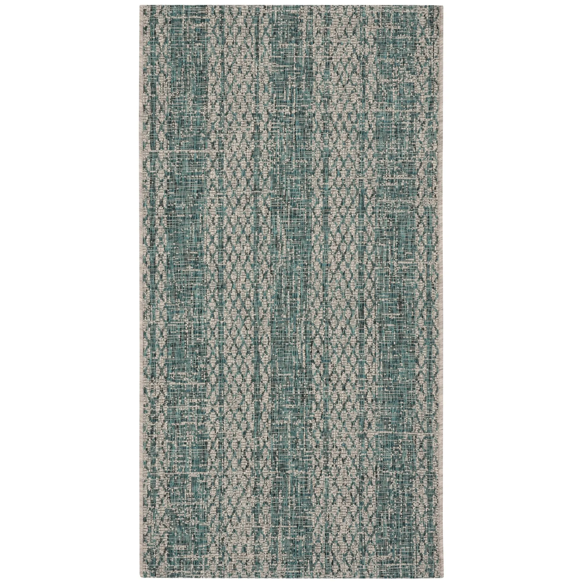 SAFAVIEH Courtyard Nanci Stripe Indoor/ Outdoor Waterproof Patio Backyard Rug
