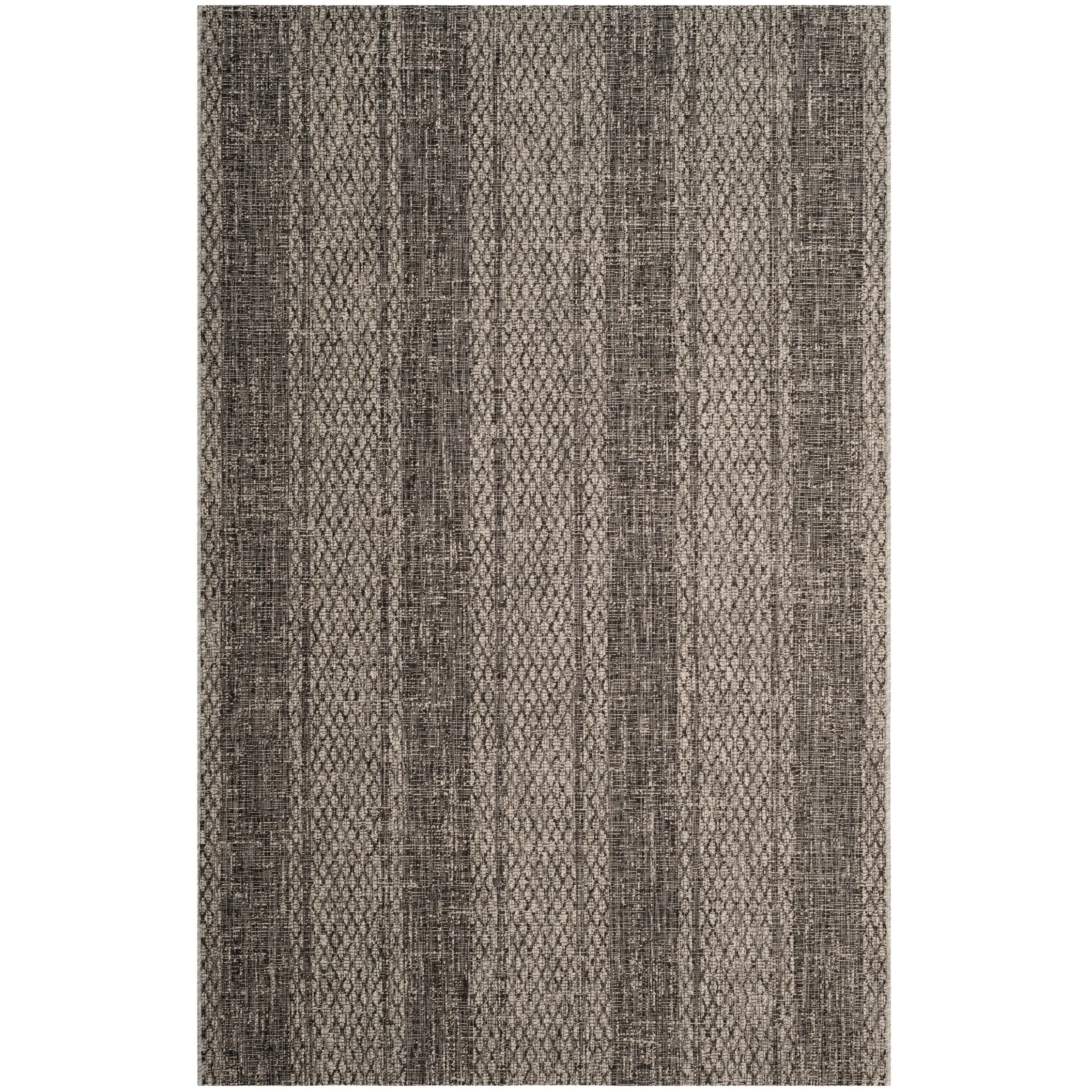 SAFAVIEH Courtyard Nanci Stripe Indoor/ Outdoor Waterproof Patio Backyard Rug