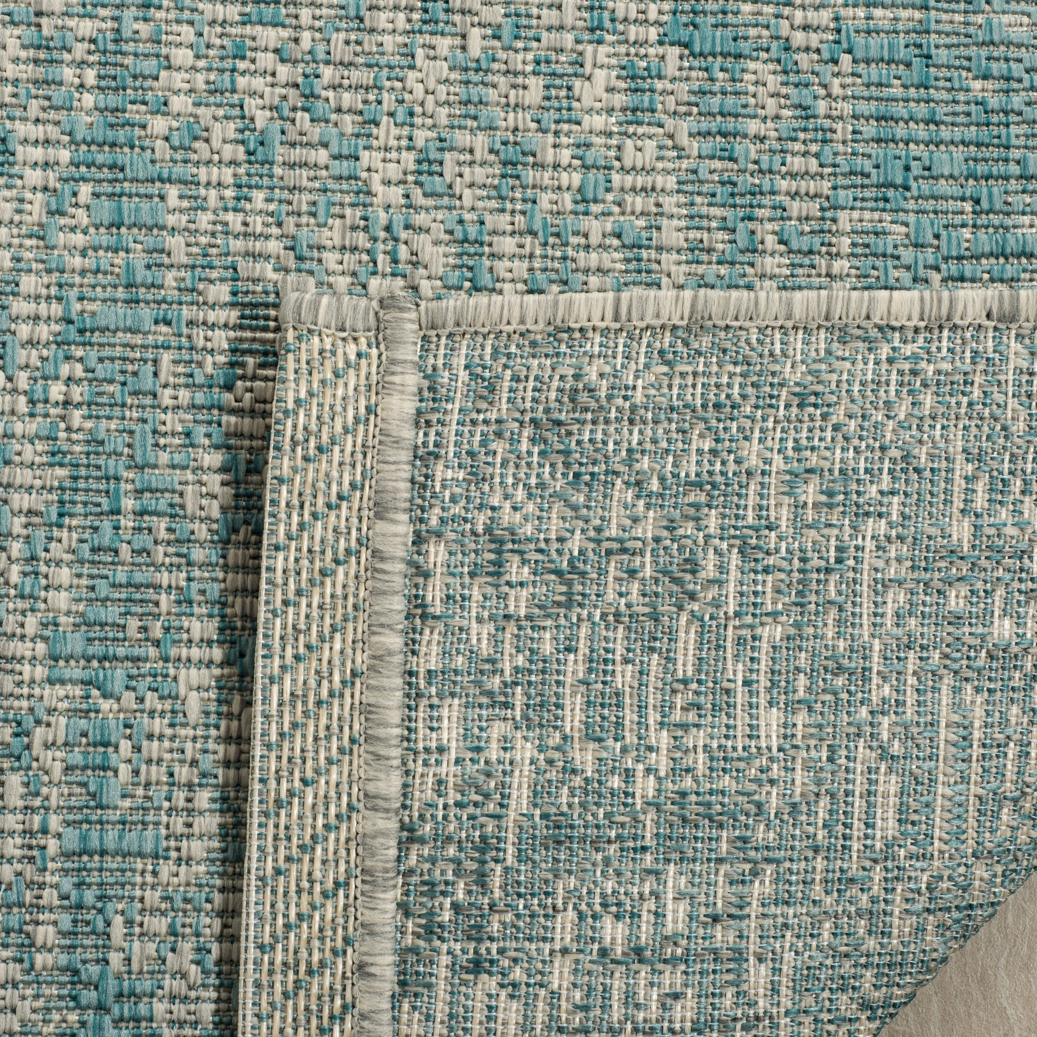 SAFAVIEH Courtyard Nanci Stripe Indoor/ Outdoor Waterproof Patio Backyard Rug