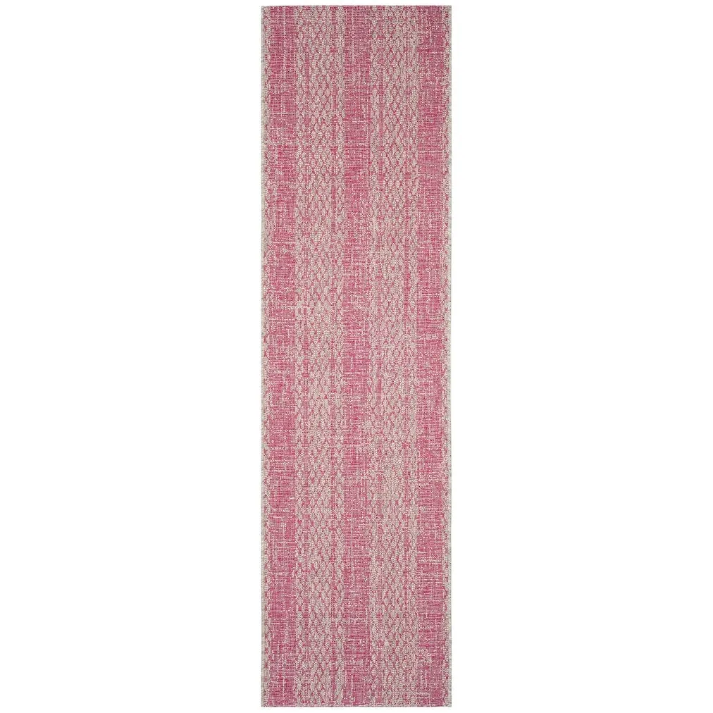 SAFAVIEH Courtyard Nanci Stripe Indoor/ Outdoor Waterproof Patio Backyard Rug