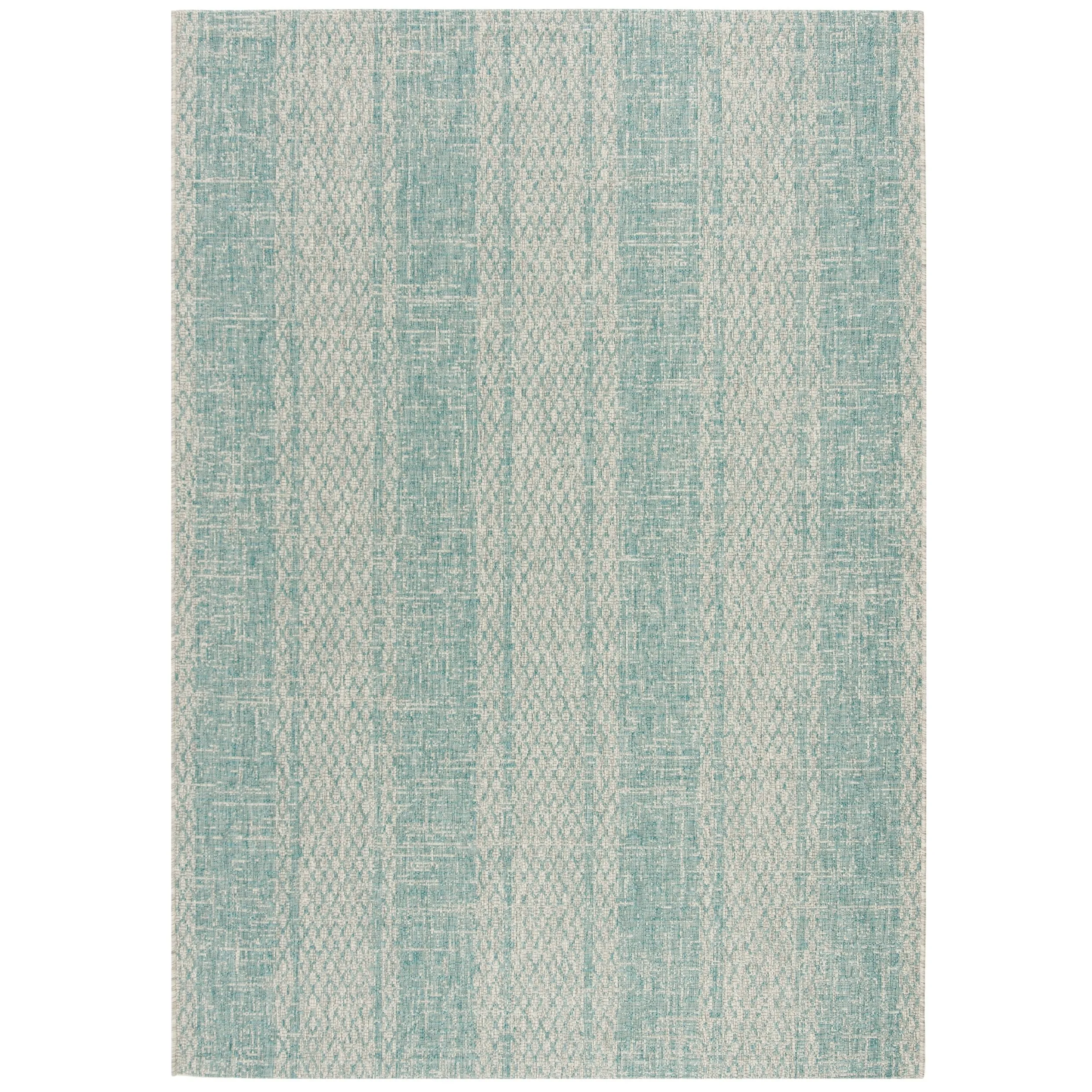 SAFAVIEH Courtyard Nanci Stripe Indoor/ Outdoor Waterproof Patio Backyard Rug