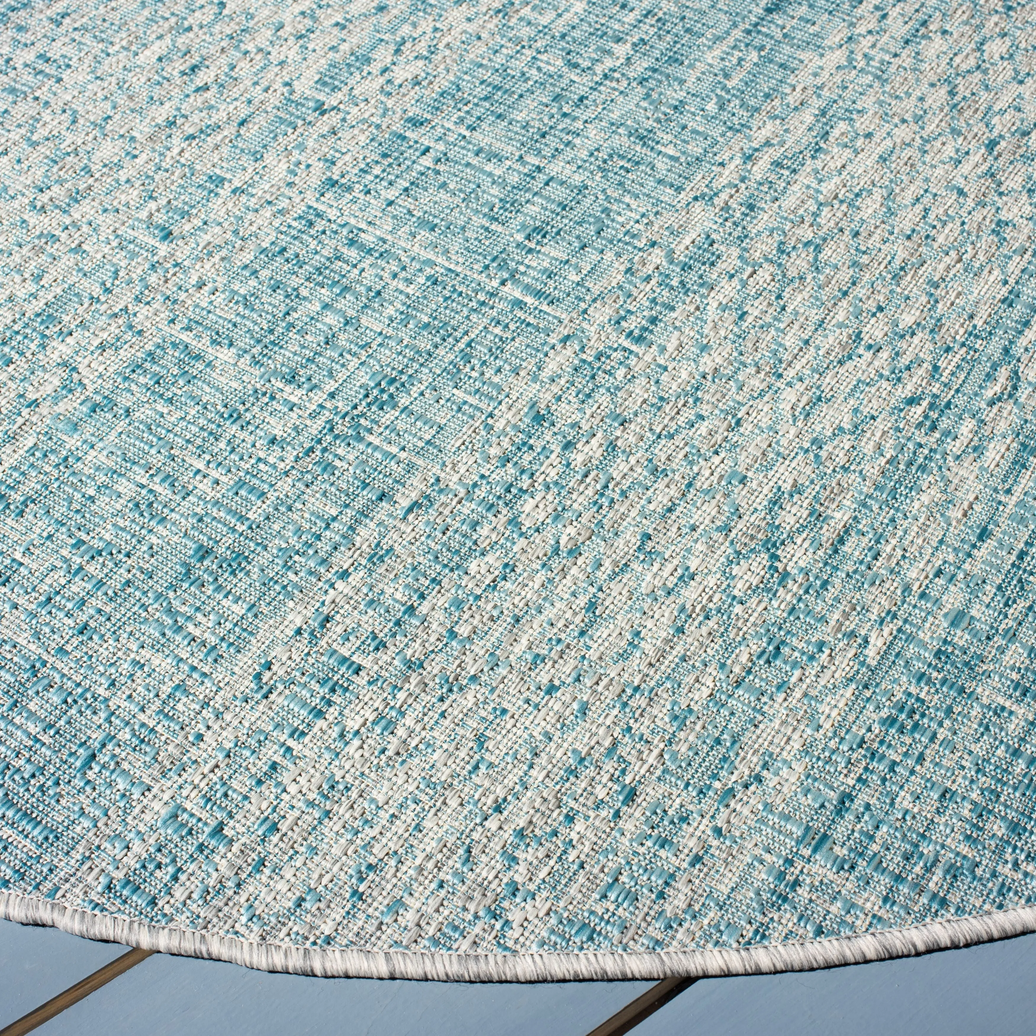 SAFAVIEH Courtyard Nanci Stripe Indoor/ Outdoor Waterproof Patio Backyard Rug