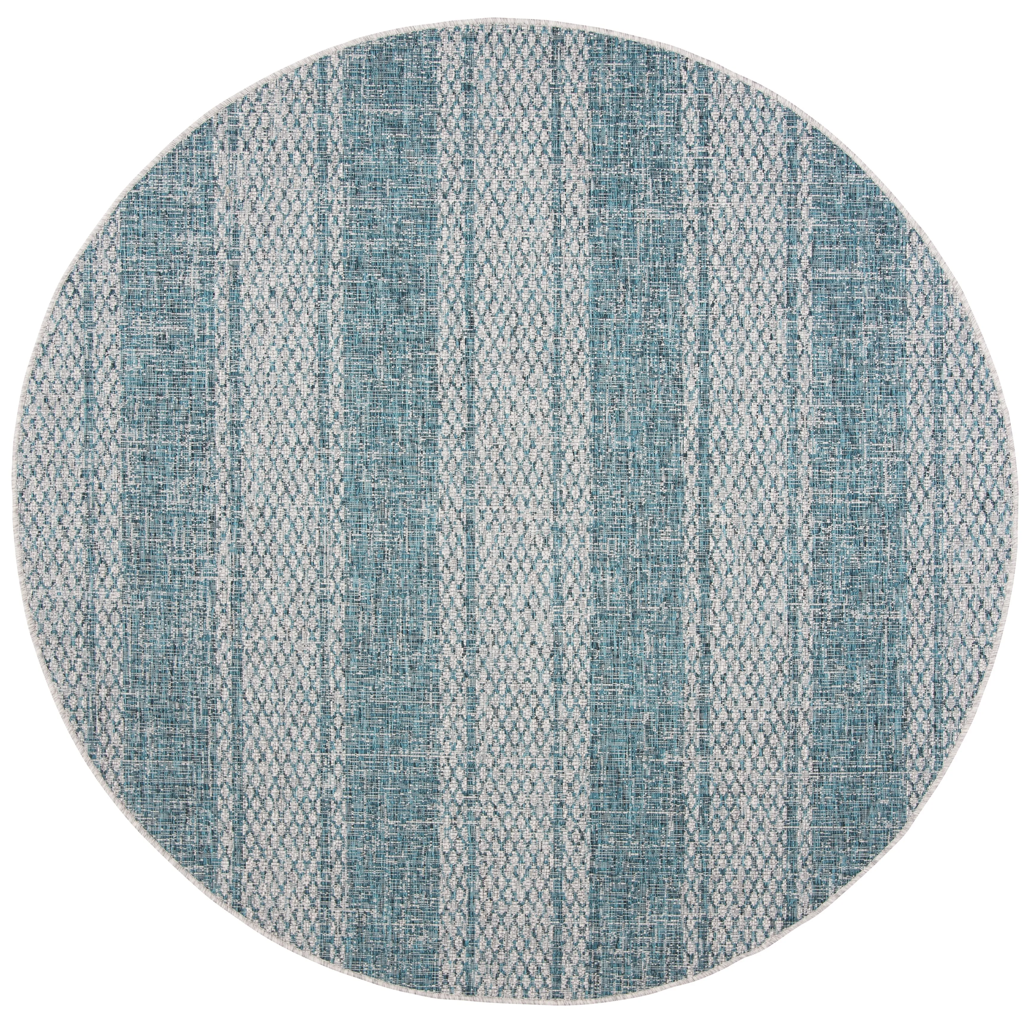 SAFAVIEH Courtyard Nanci Stripe Indoor/ Outdoor Waterproof Patio Backyard Rug