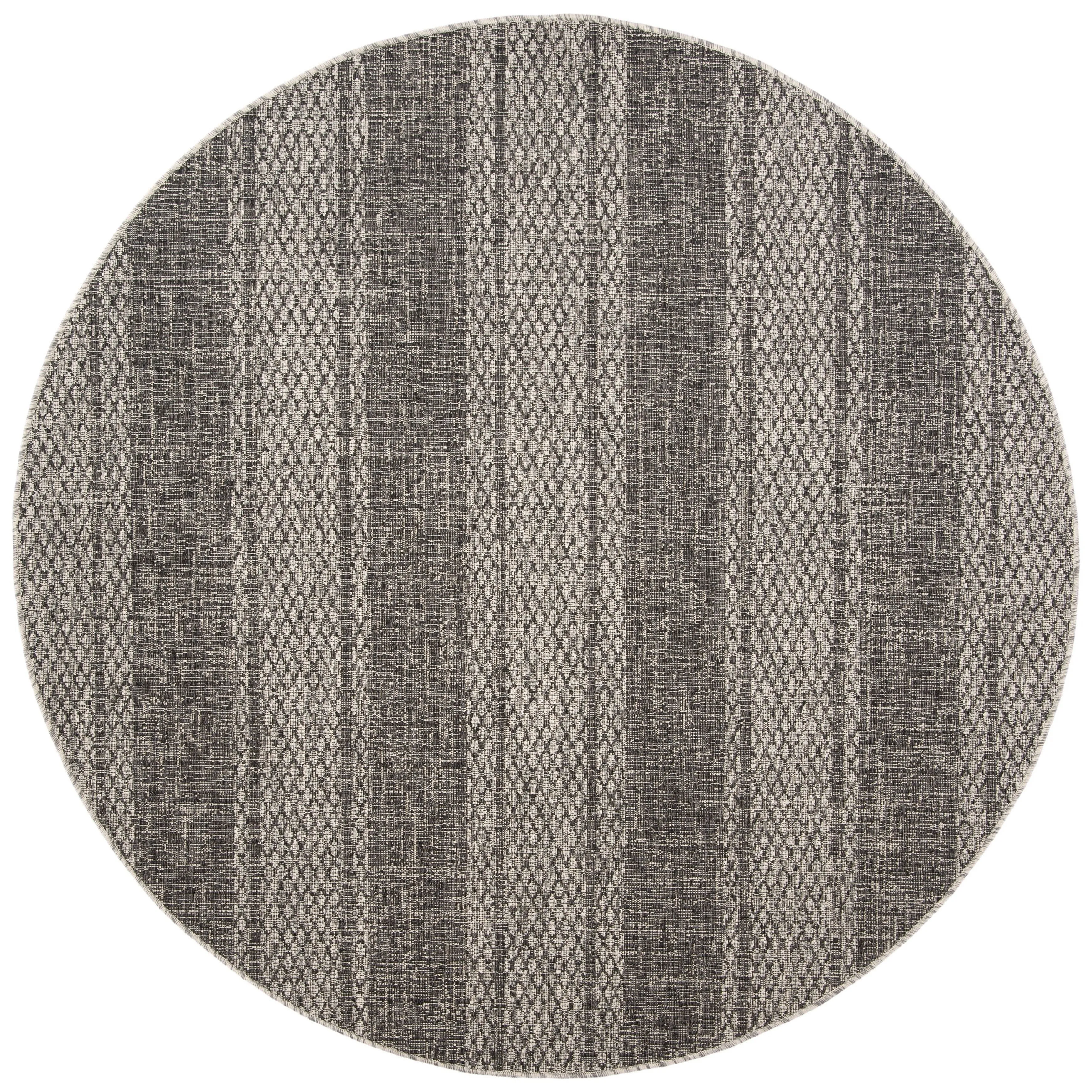 SAFAVIEH Courtyard Nanci Stripe Indoor/ Outdoor Waterproof Patio Backyard Rug