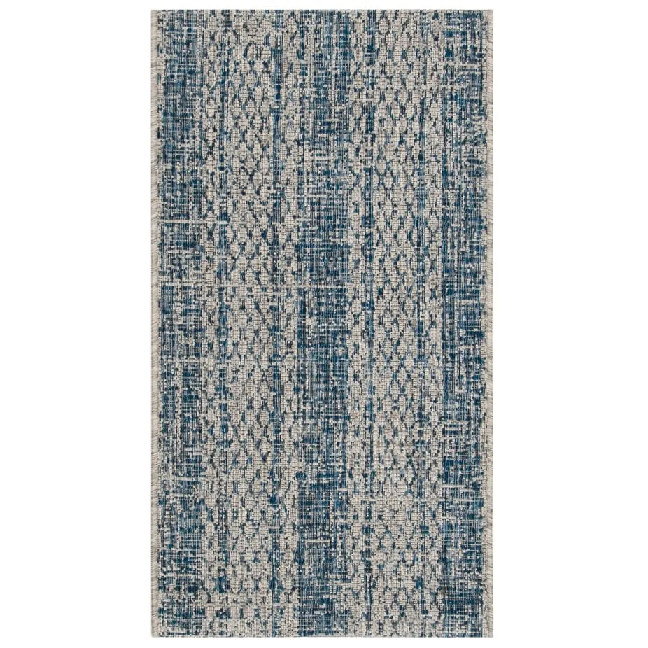 SAFAVIEH Courtyard Nanci Stripe Indoor/ Outdoor Waterproof Patio Backyard Rug