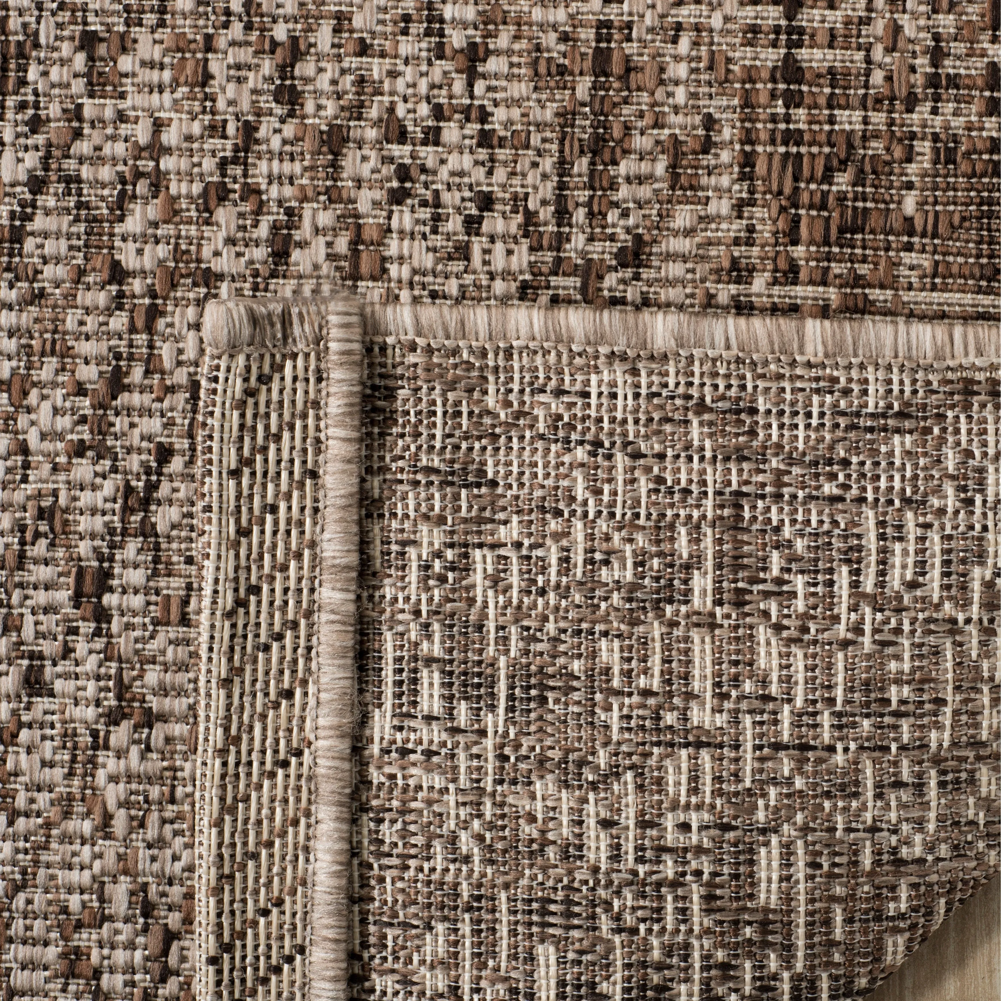 SAFAVIEH Courtyard Nanci Stripe Indoor/ Outdoor Waterproof Patio Backyard Rug