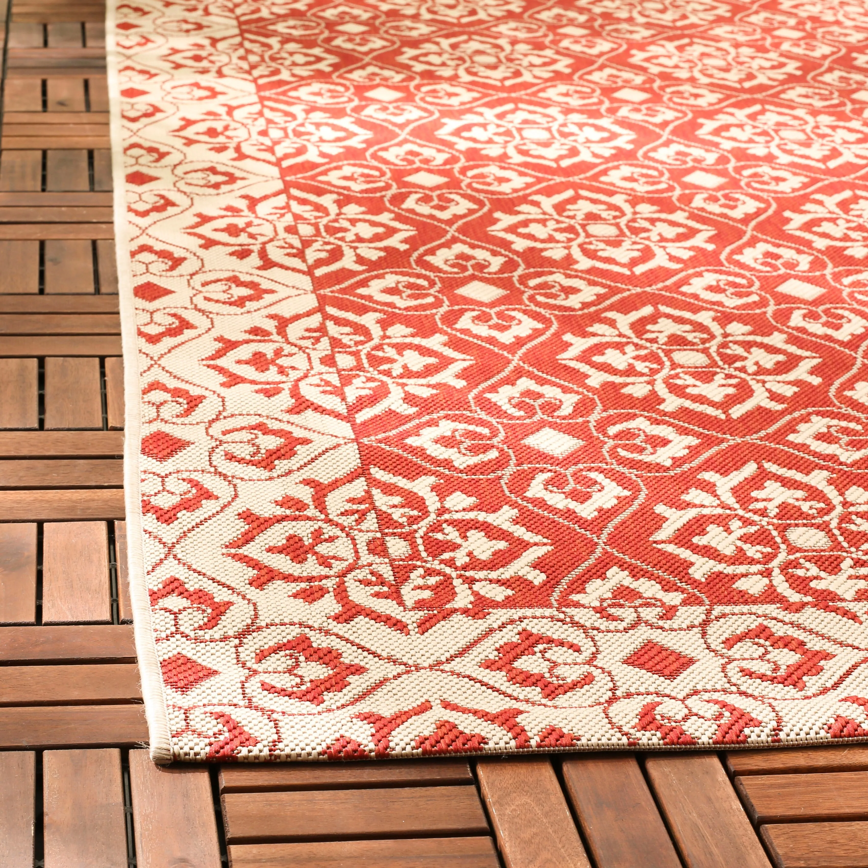 SAFAVIEH Courtyard Nejka Indoor/ Outdoor Waterproof Patio Backyard Rug