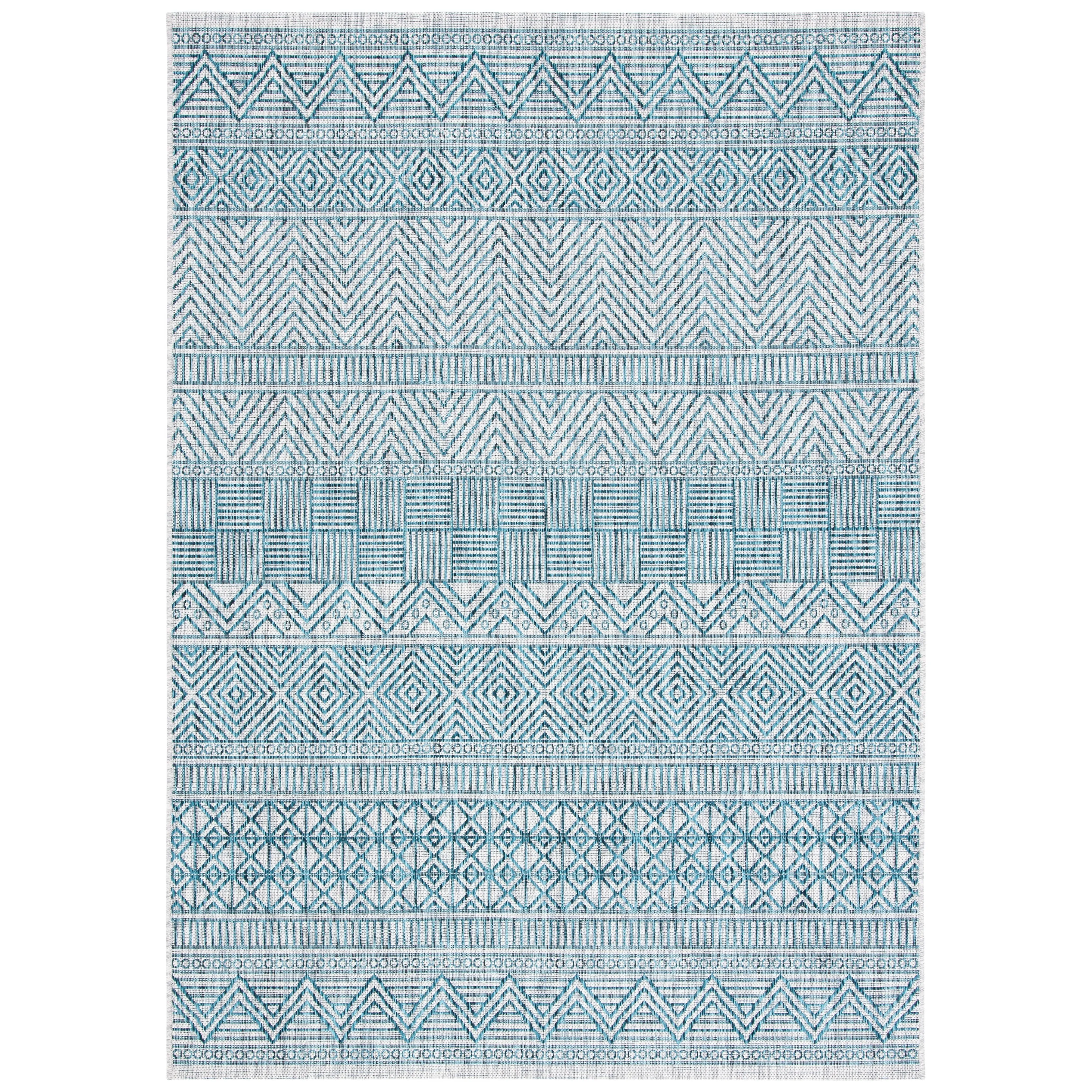 SAFAVIEH Courtyard Rozenn Indoor/ Outdoor Waterproof Patio Backyard Rug