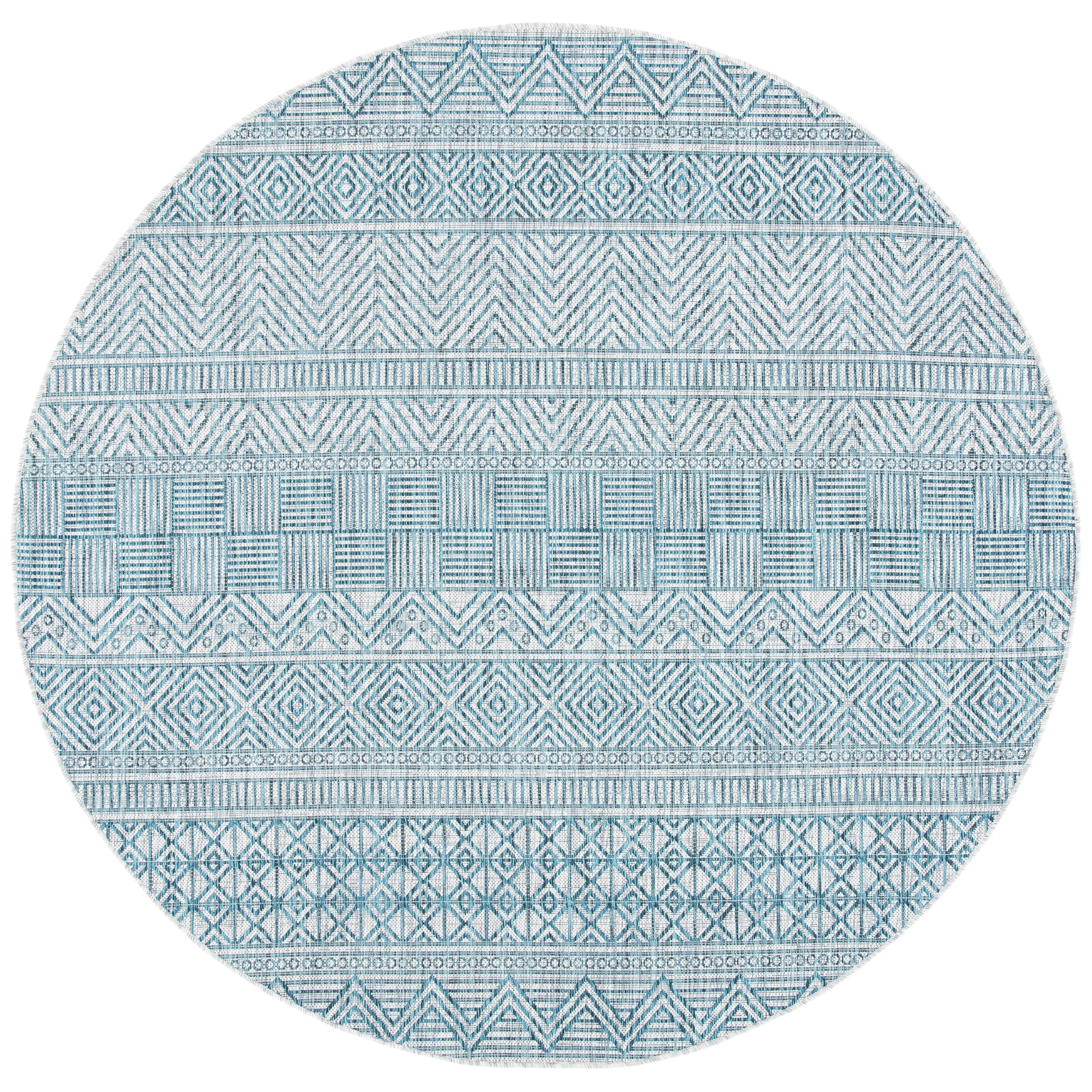 SAFAVIEH Courtyard Rozenn Indoor/ Outdoor Waterproof Patio Backyard Rug