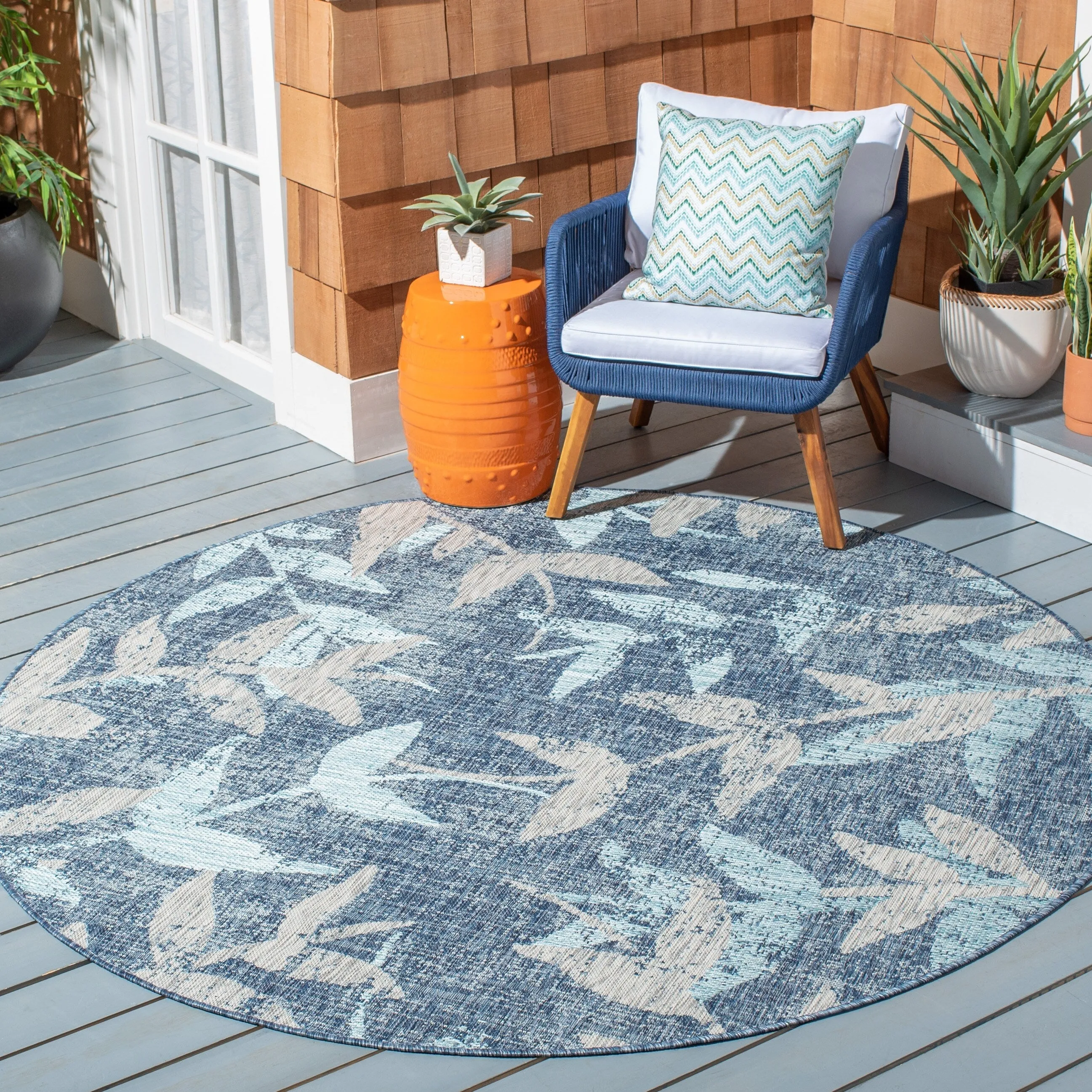 SAFAVIEH Courtyard Rula Indoor/Outdoor Waterproof Patio Backyard Rug