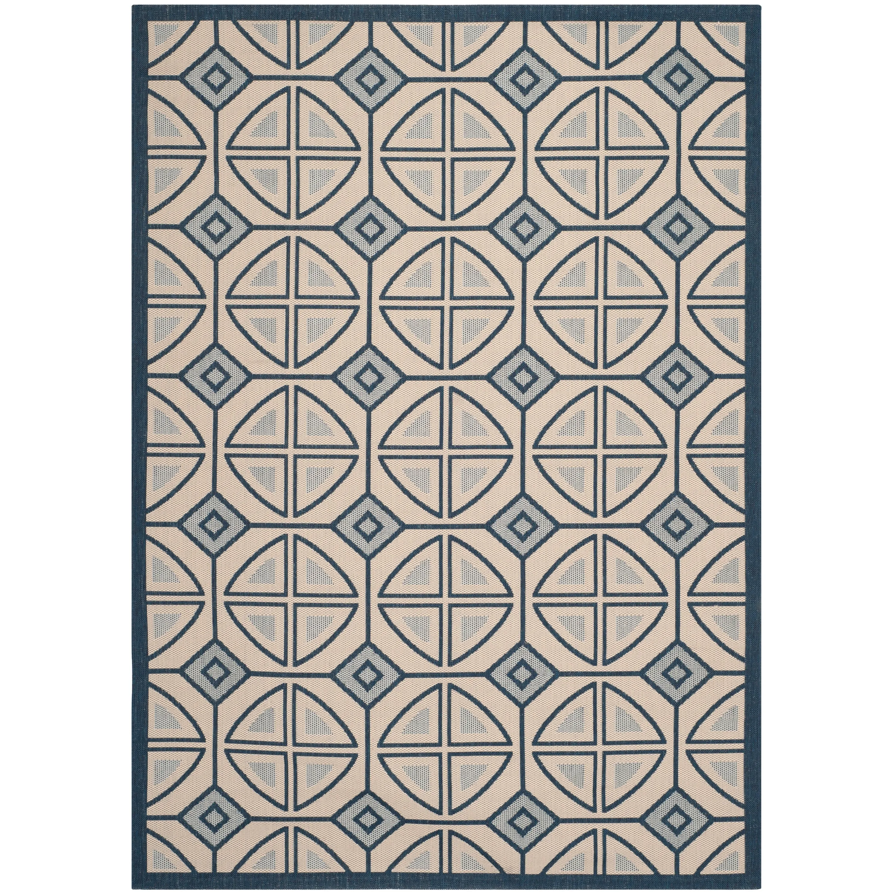 SAFAVIEH Courtyard Saundra Indoor/ Outdoor Waterproof Patio Backyard Rug