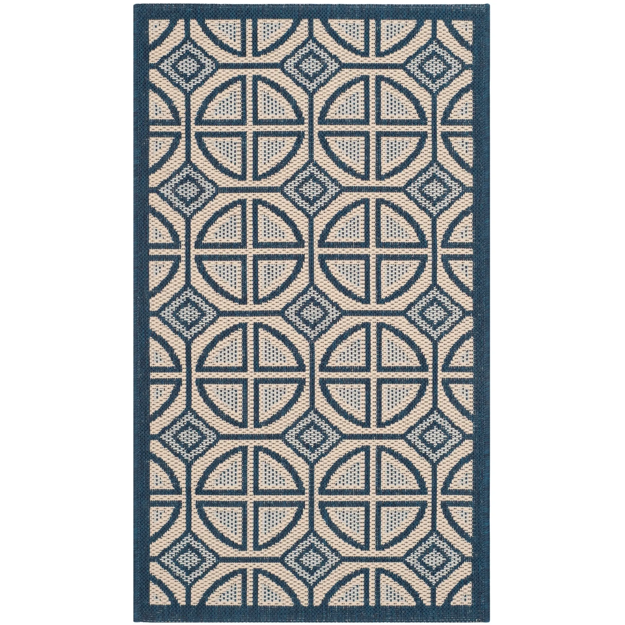SAFAVIEH Courtyard Saundra Indoor/ Outdoor Waterproof Patio Backyard Rug