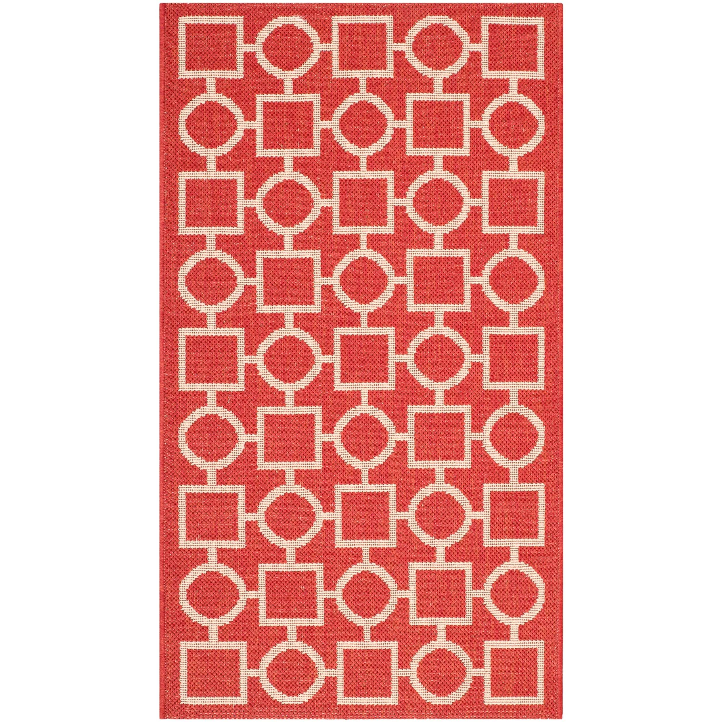 SAFAVIEH Courtyard Sharlene Indoor/ Outdoor Waterproof Patio Backyard Rug