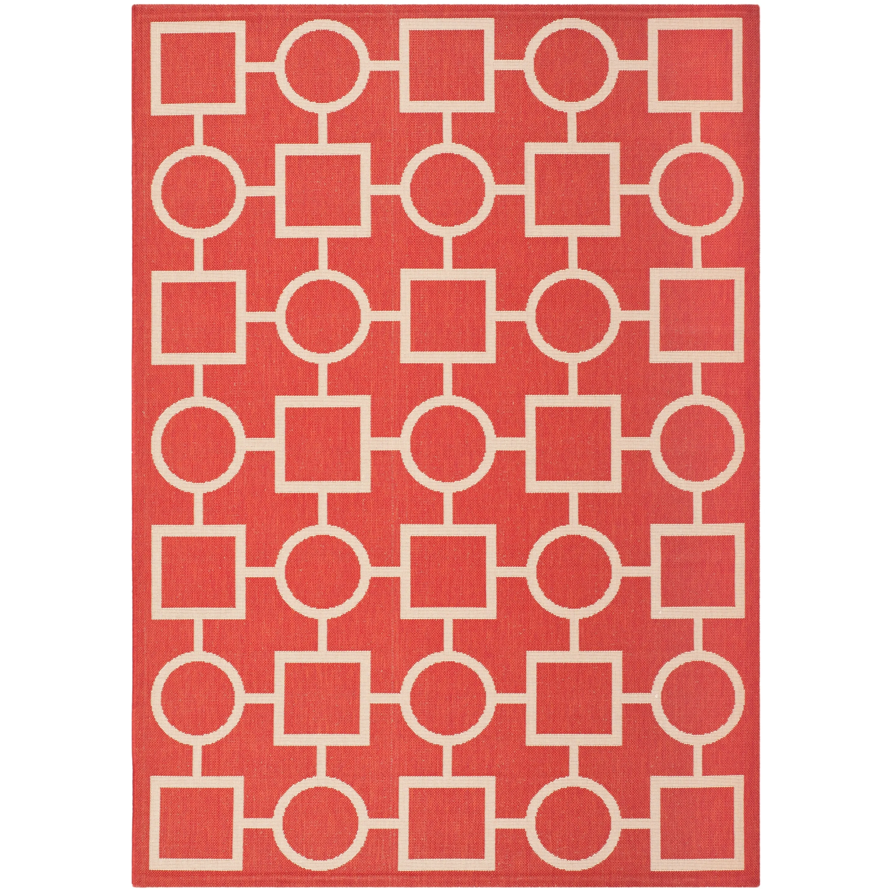 SAFAVIEH Courtyard Sharlene Indoor/ Outdoor Waterproof Patio Backyard Rug