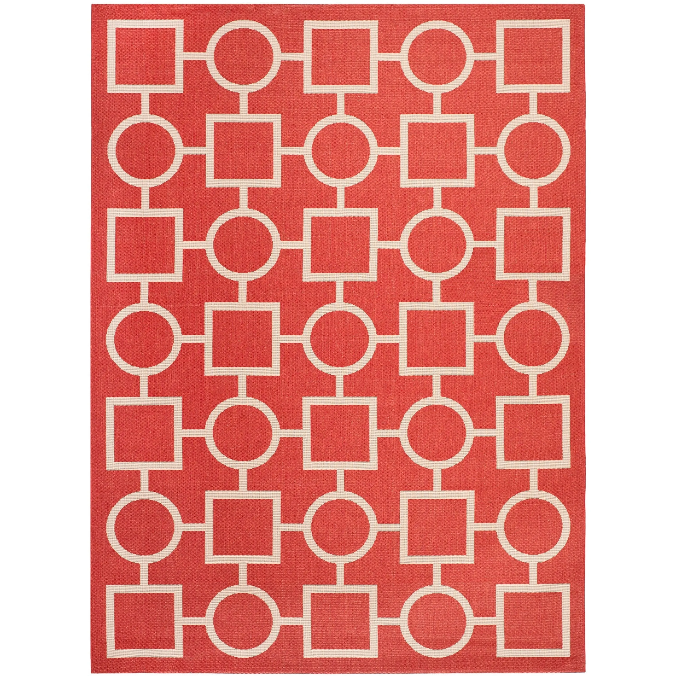 SAFAVIEH Courtyard Sharlene Indoor/ Outdoor Waterproof Patio Backyard Rug