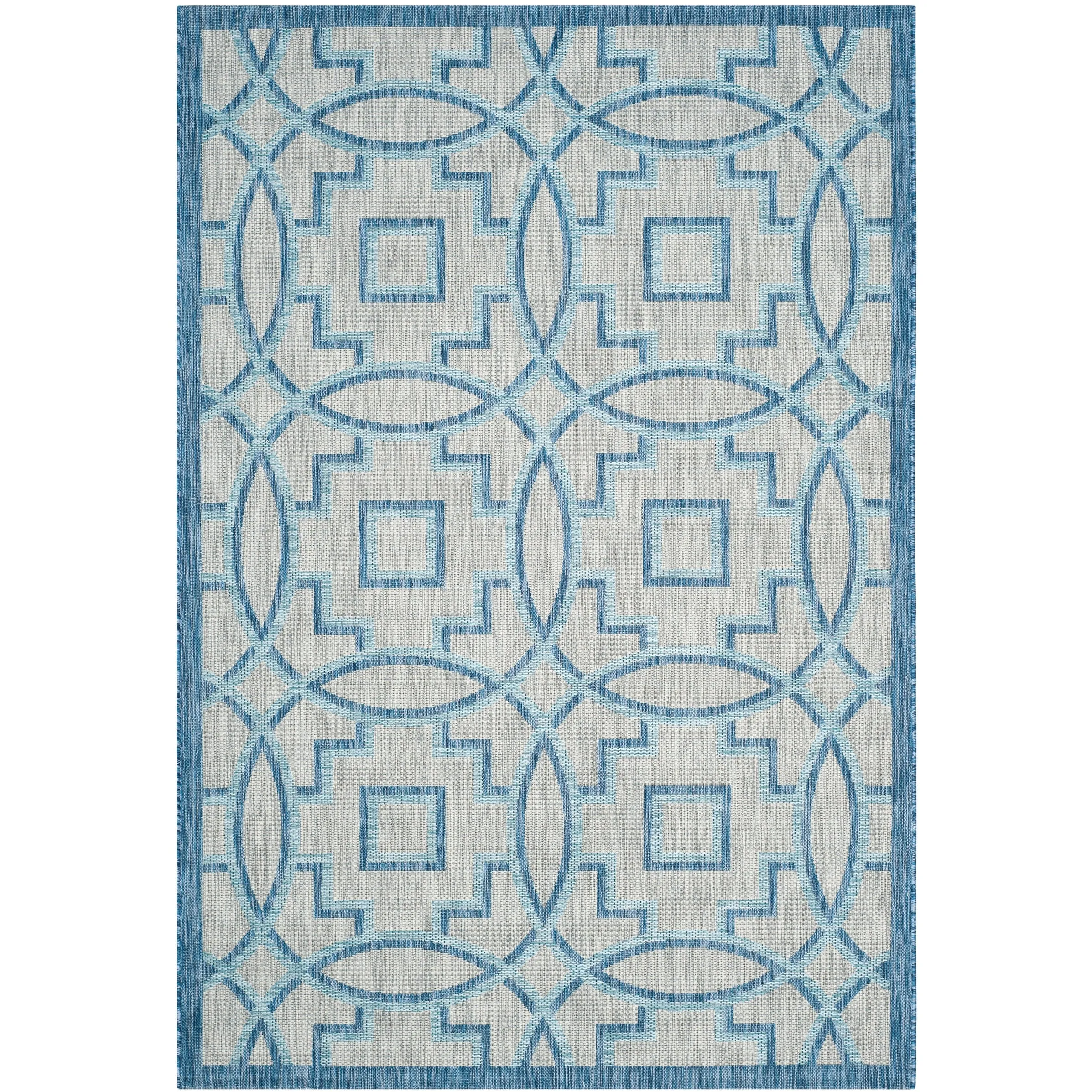 SAFAVIEH Courtyard Shelvia Indoor/ Outdoor Waterproof Patio Backyard Rug