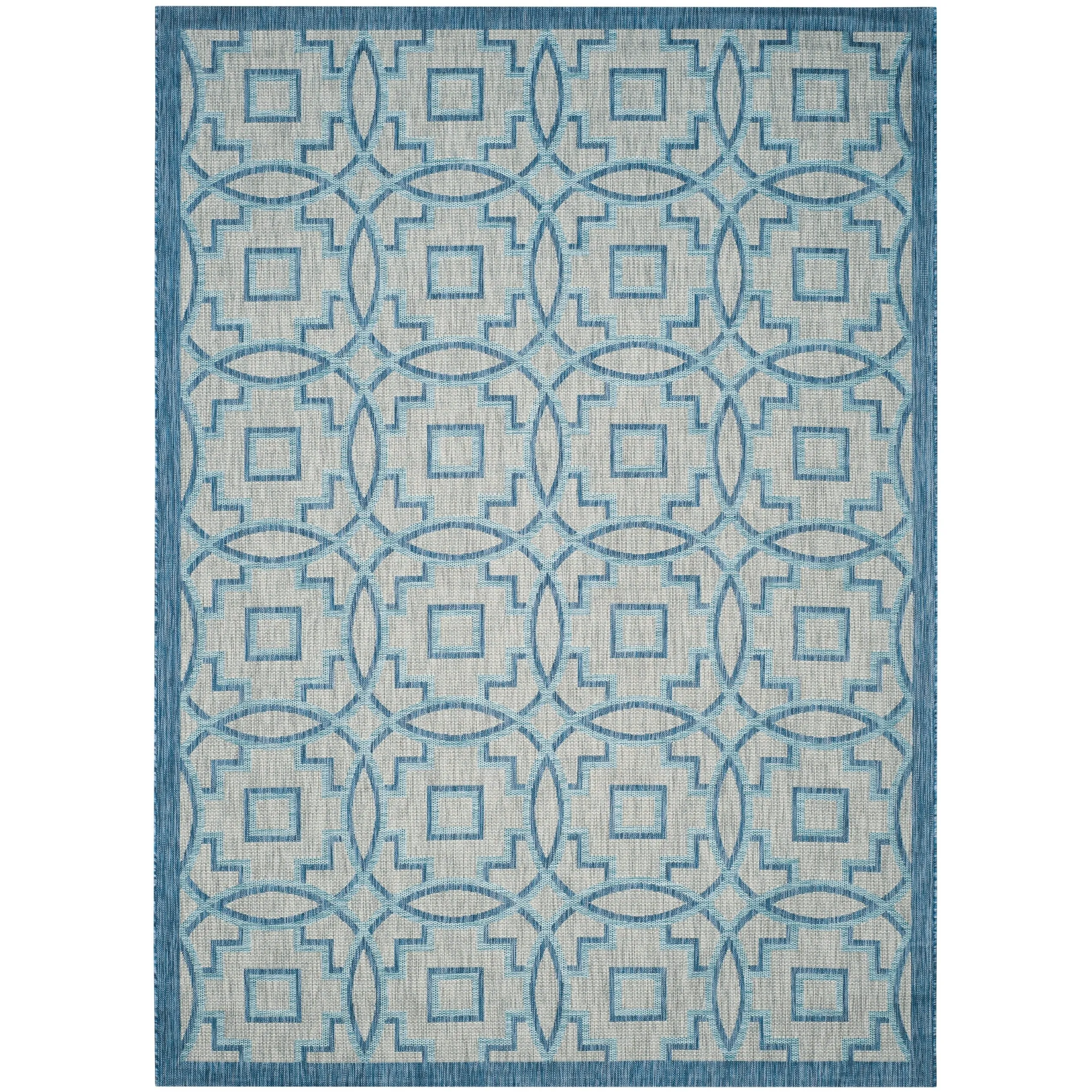 SAFAVIEH Courtyard Shelvia Indoor/ Outdoor Waterproof Patio Backyard Rug