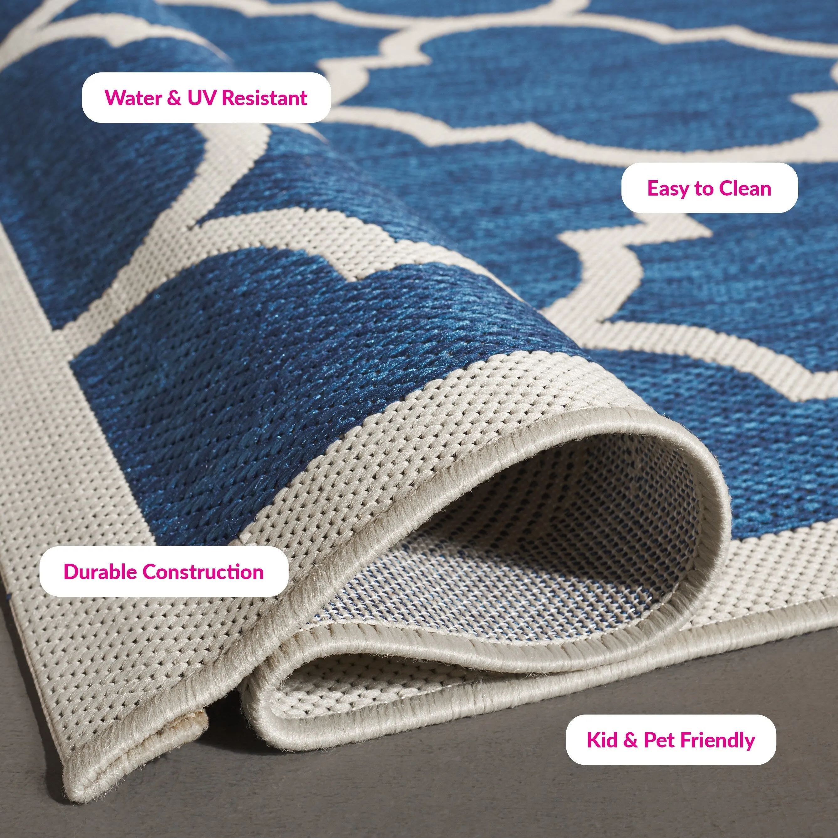 SAFAVIEH Courtyard Sibel Indoor /Outdoor Waterproof Patio Backyard Rug