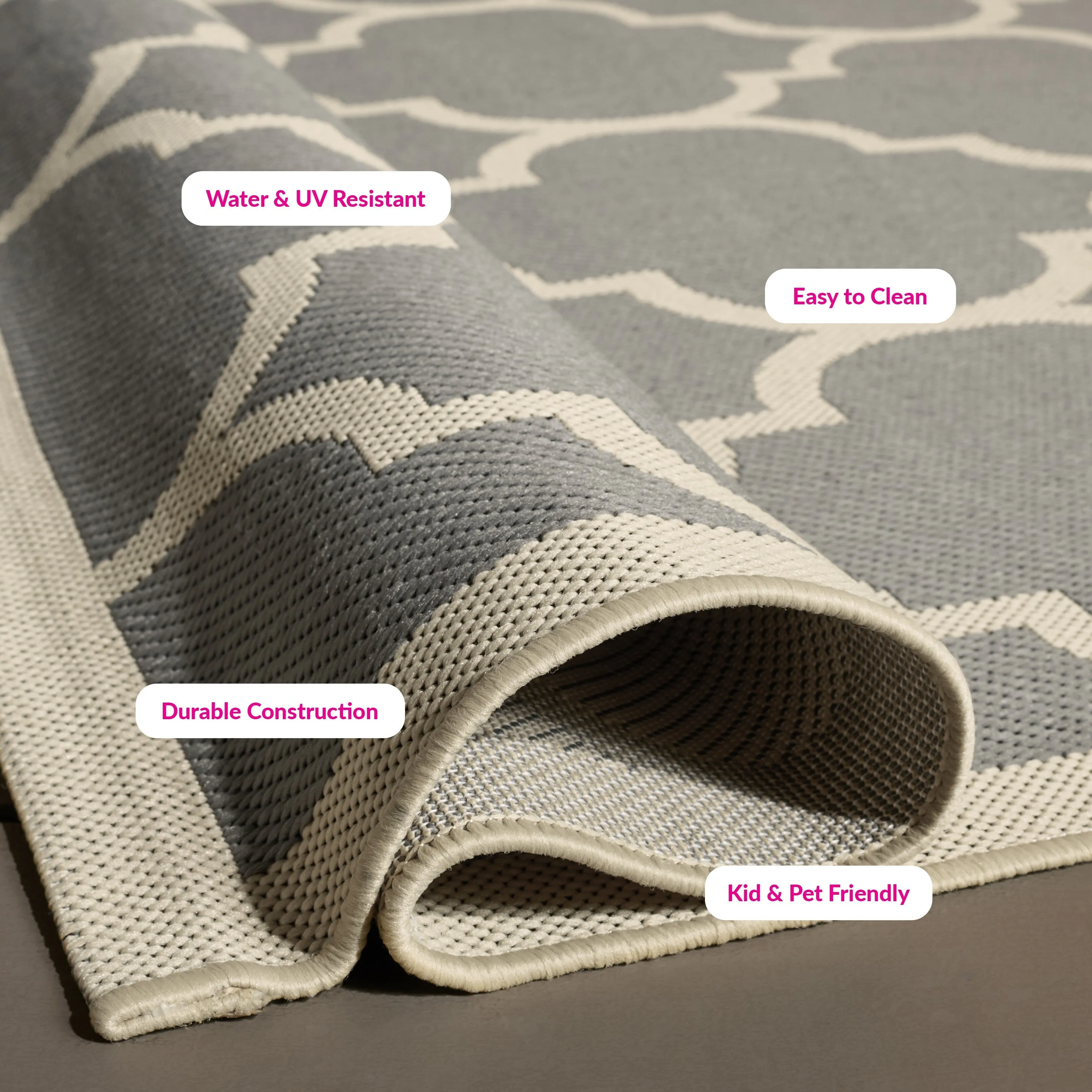 SAFAVIEH Courtyard Sibel Indoor /Outdoor Waterproof Patio Backyard Rug