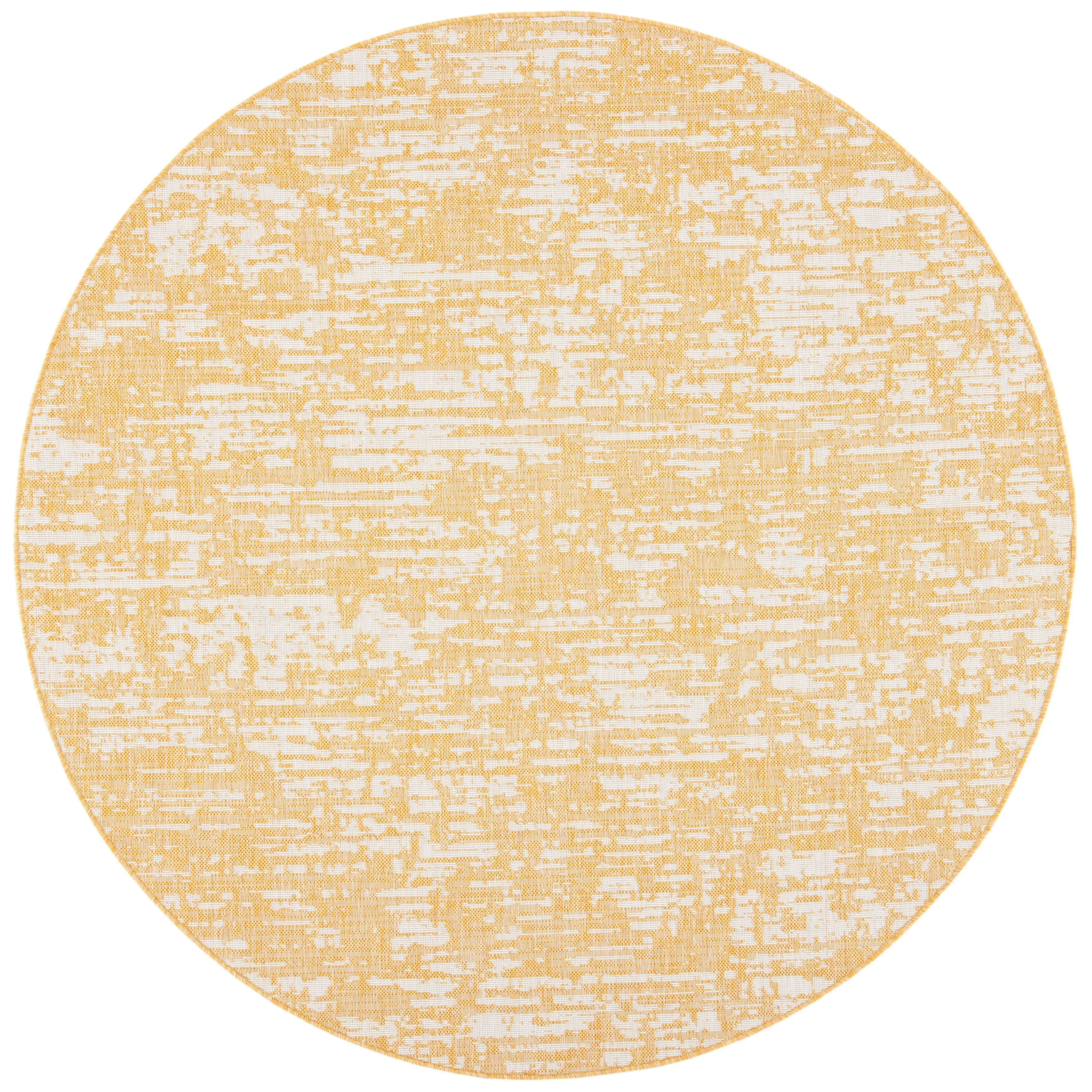 SAFAVIEH Courtyard Simcha Abstract Indoor/ Outdoor Waterproof Patio Backyard Rug
