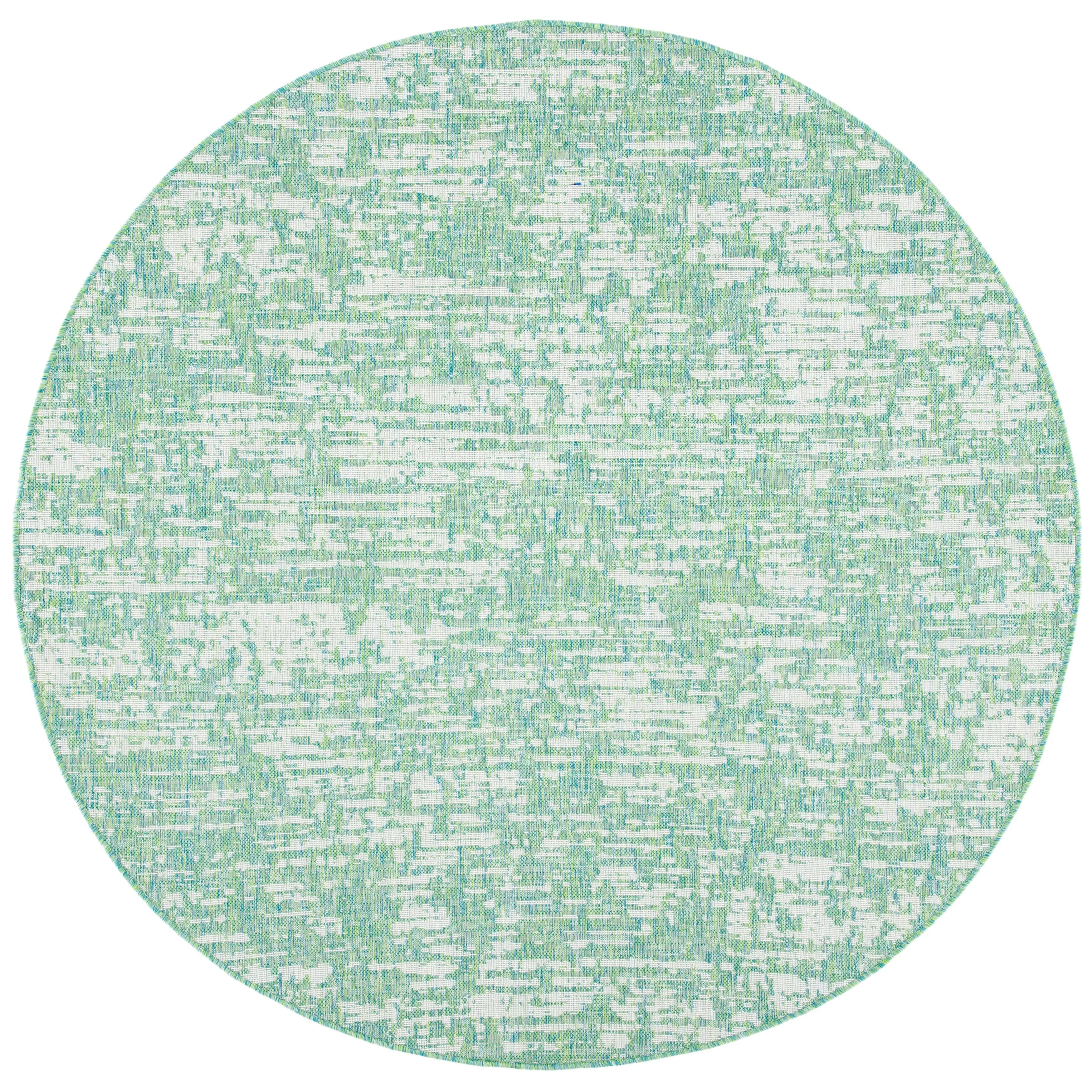 SAFAVIEH Courtyard Simcha Abstract Indoor/ Outdoor Waterproof Patio Backyard Rug