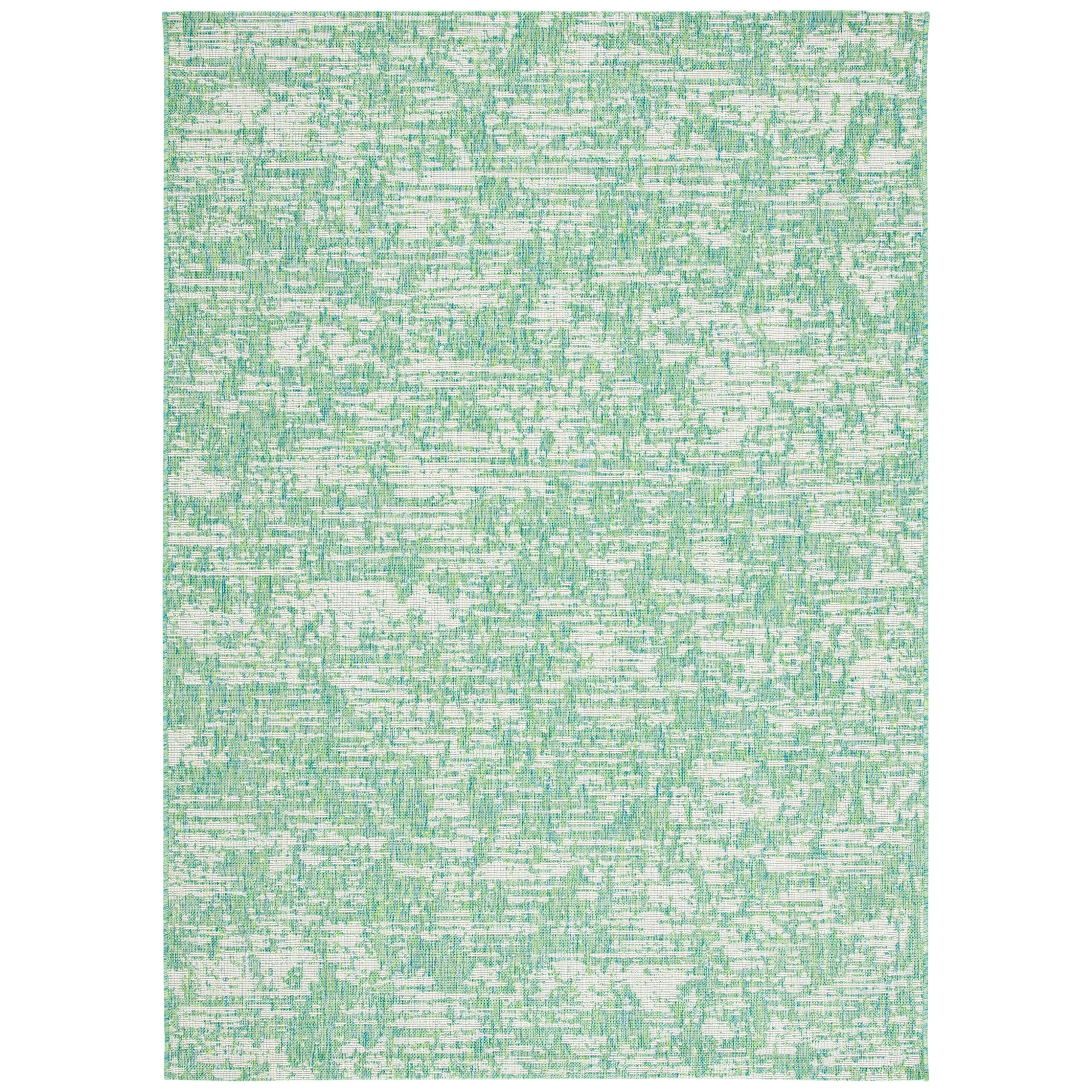 SAFAVIEH Courtyard Simcha Abstract Indoor/ Outdoor Waterproof Patio Backyard Rug