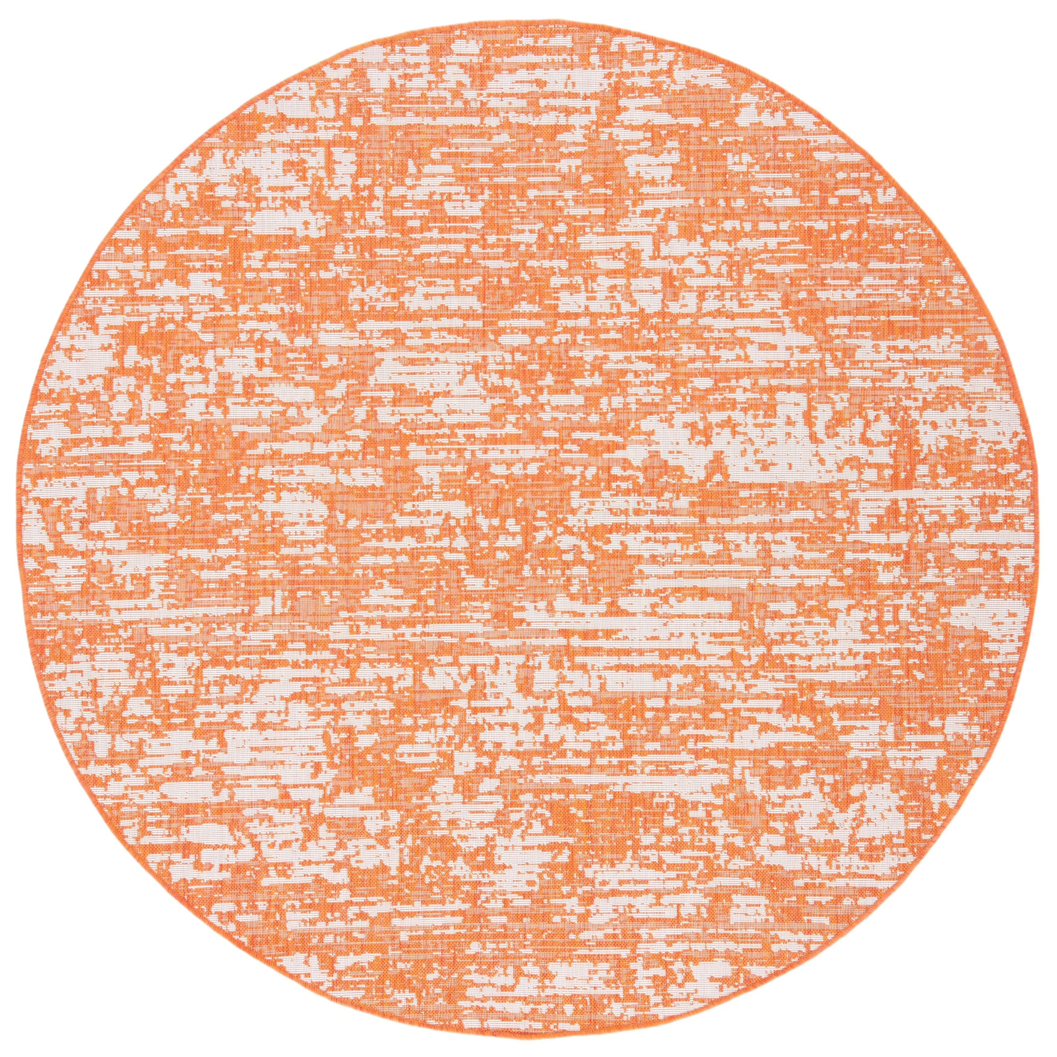 SAFAVIEH Courtyard Simcha Abstract Indoor/ Outdoor Waterproof Patio Backyard Rug