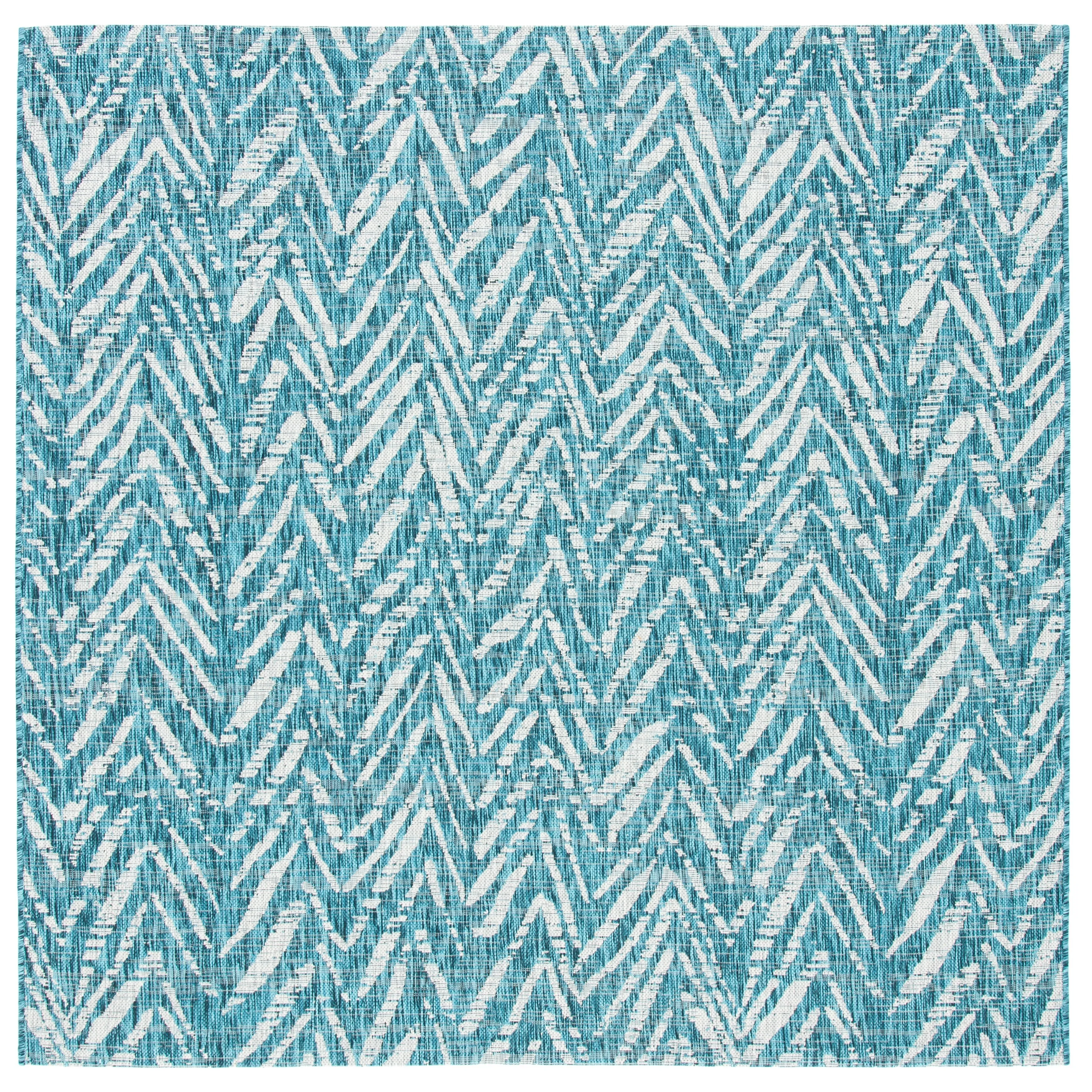 SAFAVIEH Courtyard Thin Indoor/ Outdoor Waterproof Patio Backyard Rug