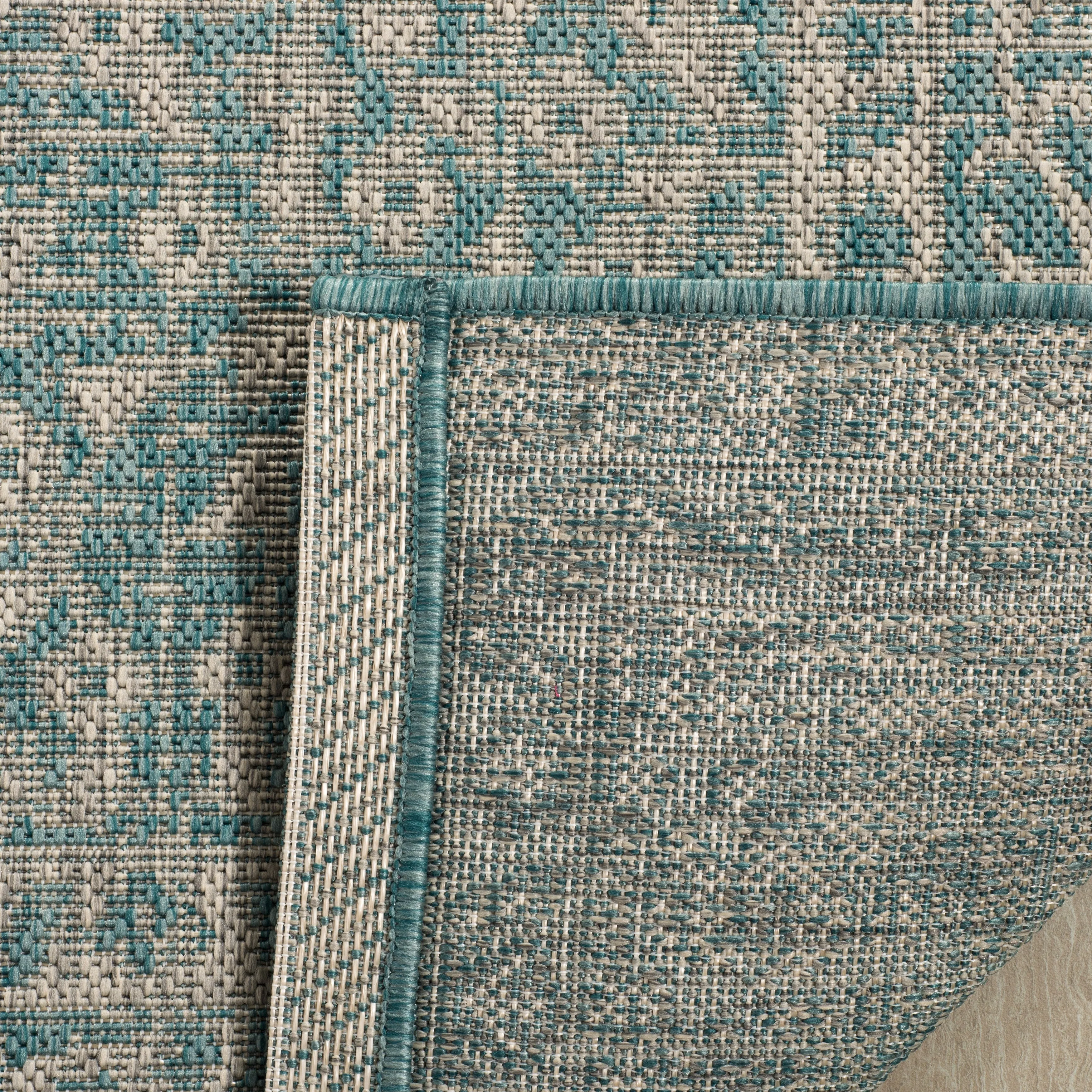 SAFAVIEH Courtyard Thoma Medallion Indoor/ Outdoor Waterproof Patio Backyard Rug
