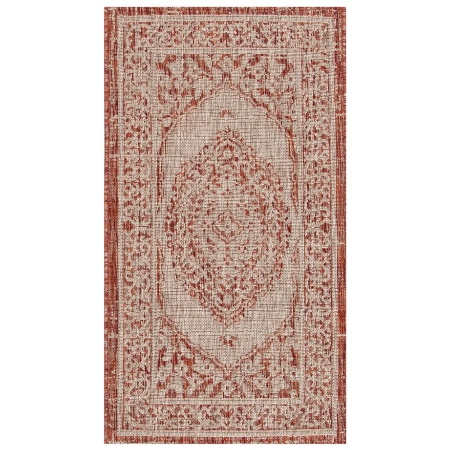 SAFAVIEH Courtyard Thoma Medallion Indoor/ Outdoor Waterproof Patio Backyard Rug