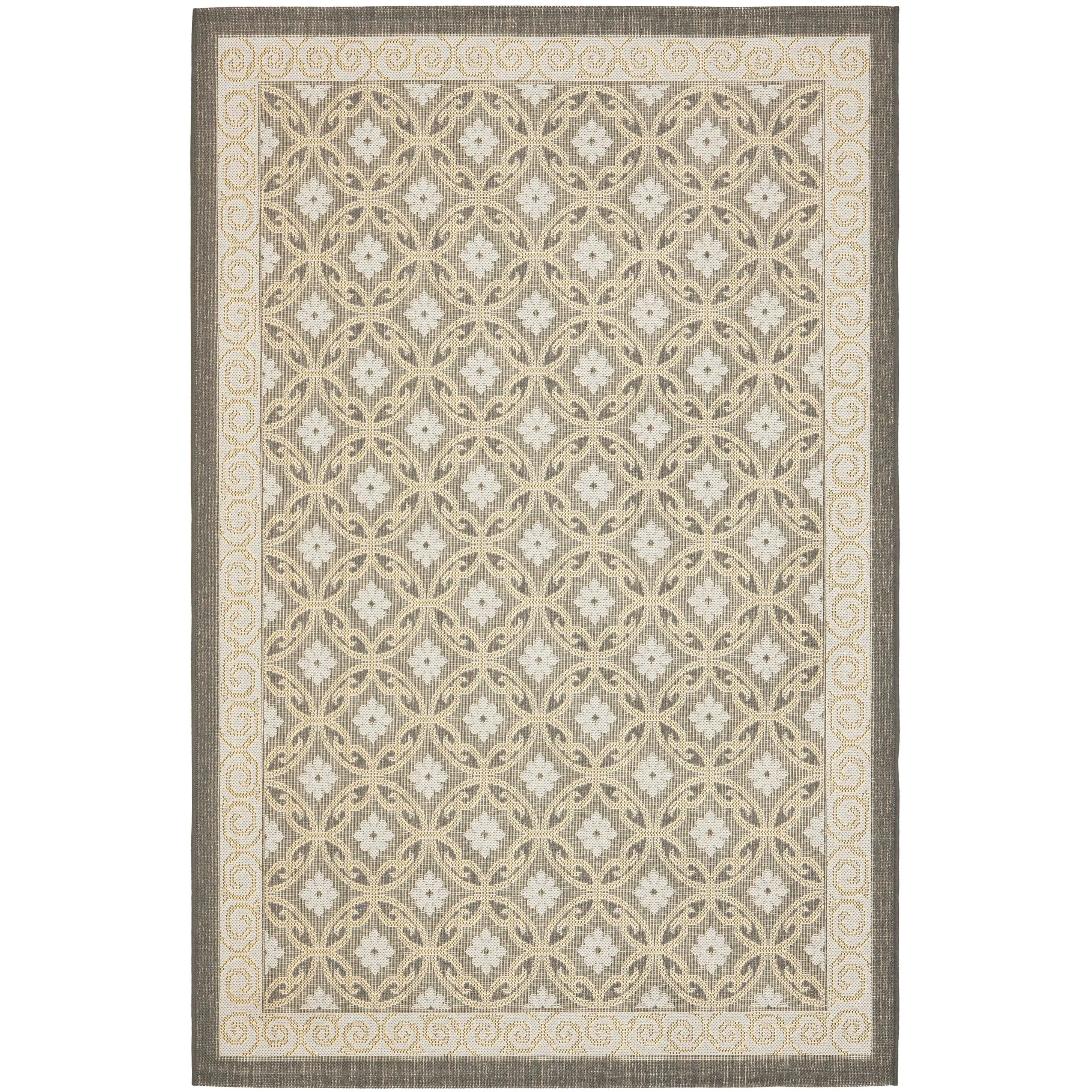 SAFAVIEH Courtyard Vernetta Lonni Outdoor Waterproof Patio Backyard Rug