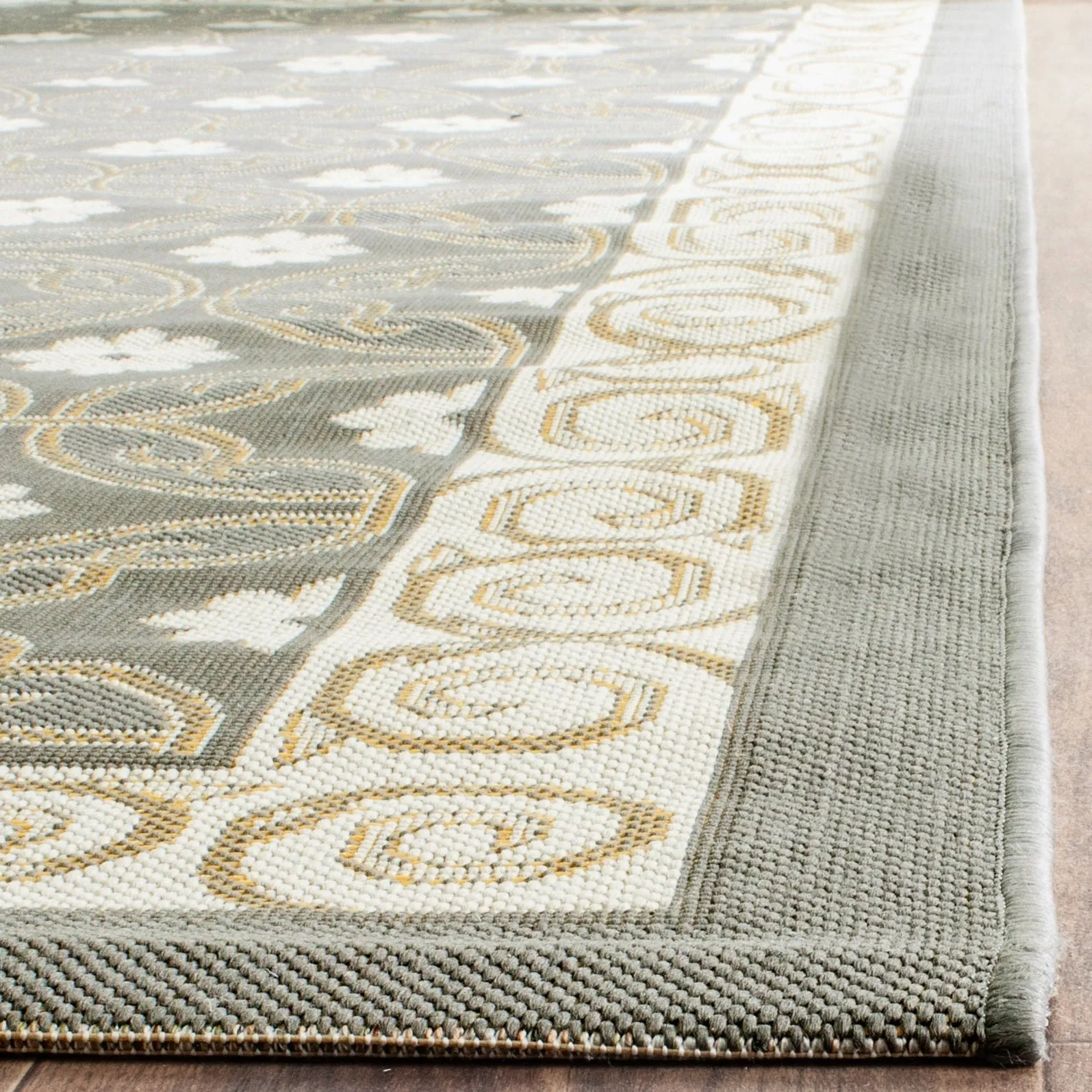 SAFAVIEH Courtyard Vernetta Lonni Outdoor Waterproof Patio Backyard Rug