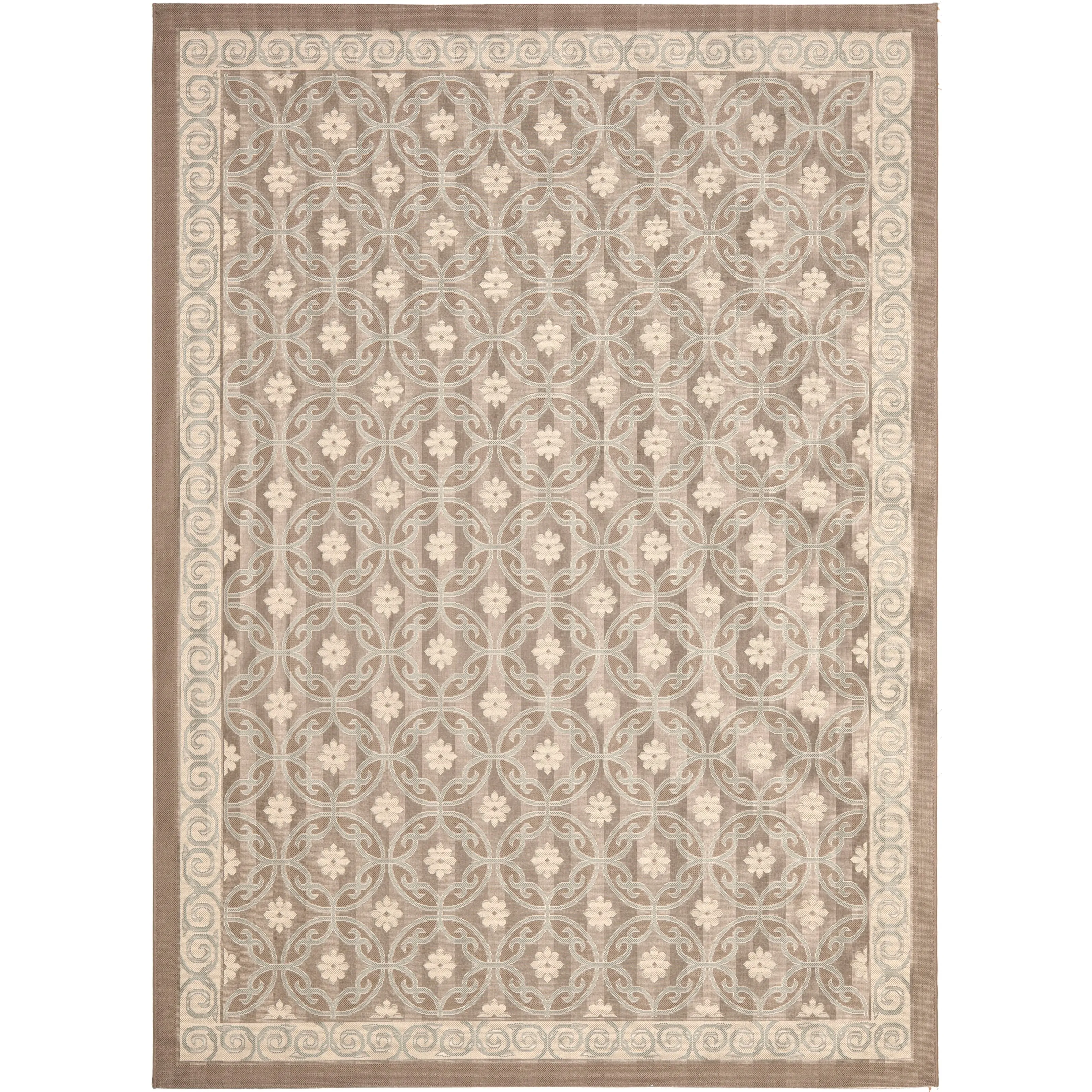 SAFAVIEH Courtyard Vernetta Lonni Outdoor Waterproof Patio Backyard Rug