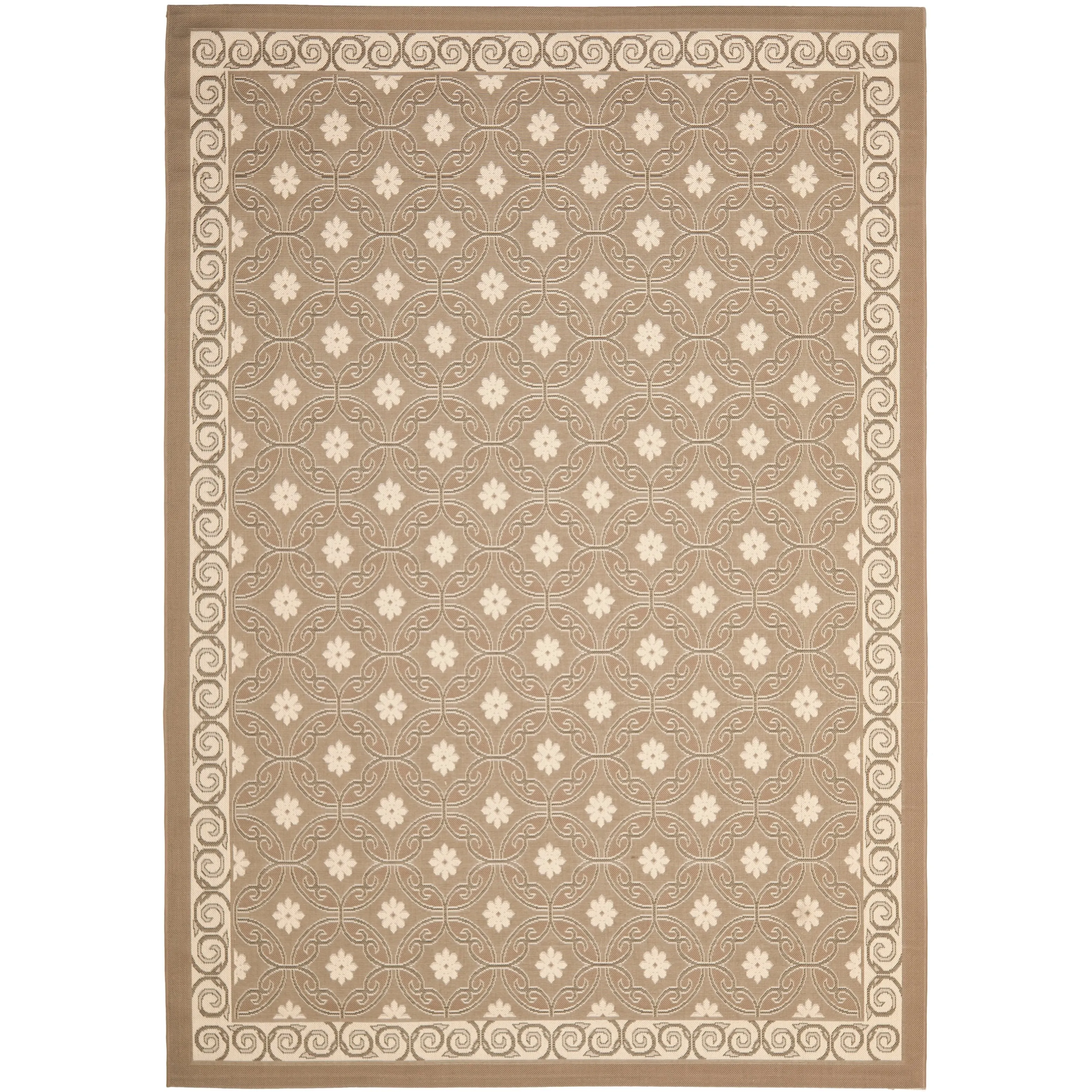 SAFAVIEH Courtyard Vernetta Lonni Outdoor Waterproof Patio Backyard Rug