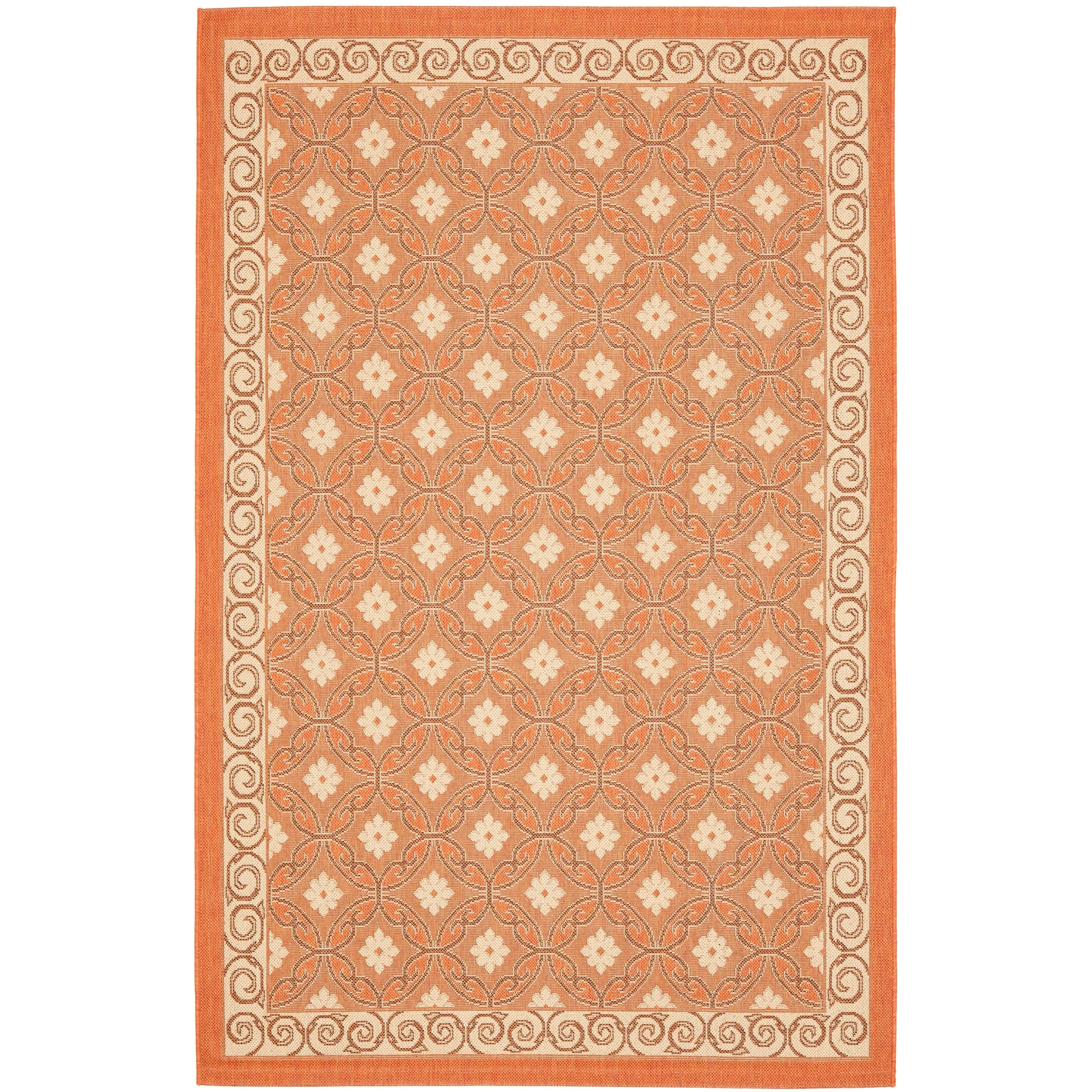 SAFAVIEH Courtyard Vernetta Lonni Outdoor Waterproof Patio Backyard Rug