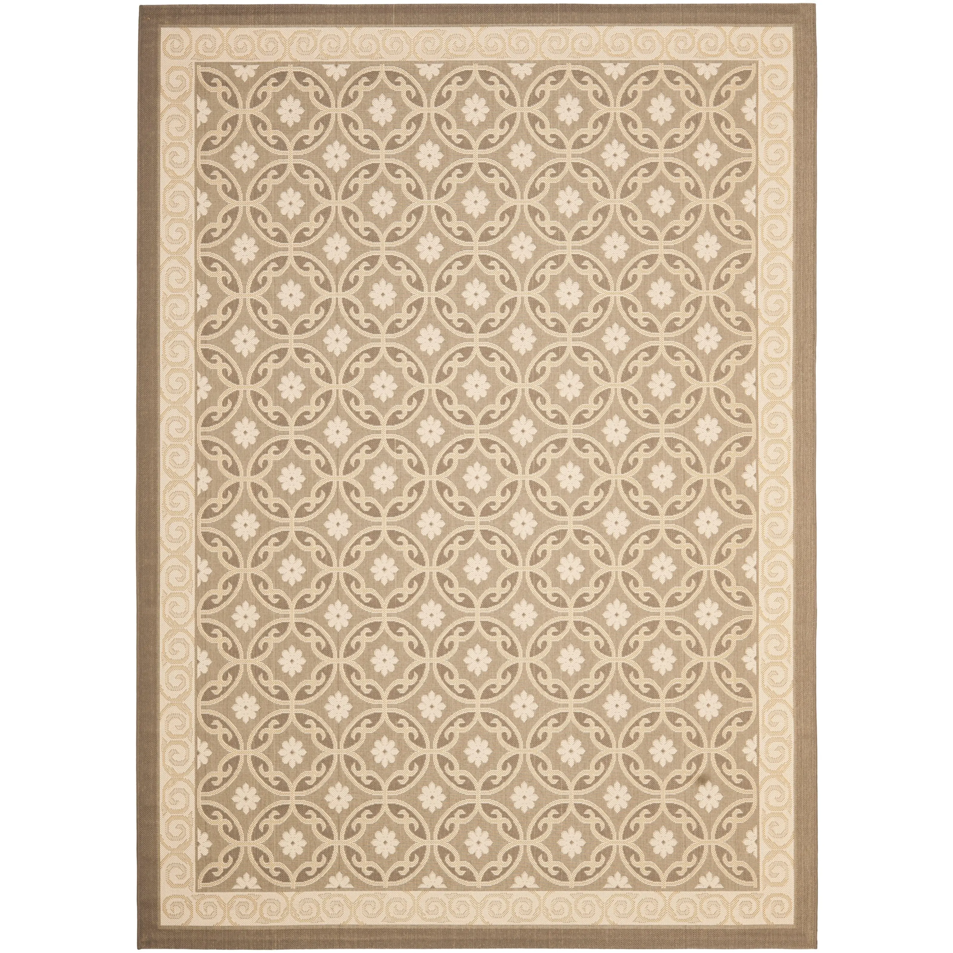 SAFAVIEH Courtyard Vernetta Lonni Outdoor Waterproof Patio Backyard Rug