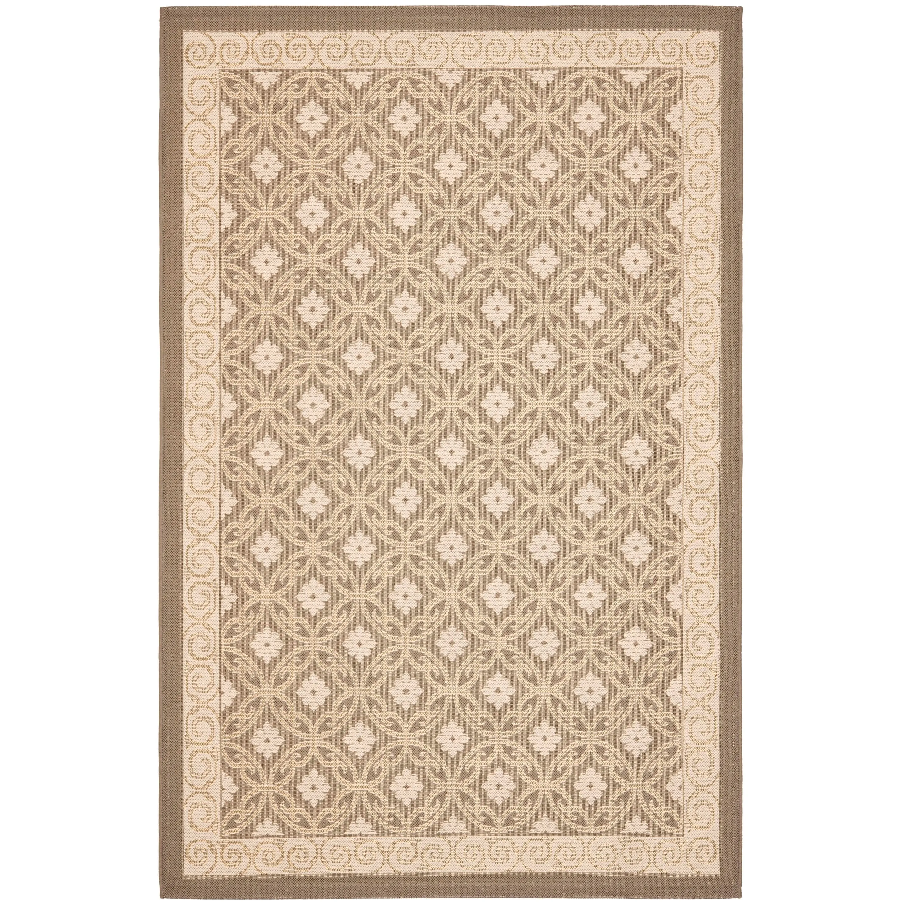 SAFAVIEH Courtyard Vernetta Lonni Outdoor Waterproof Patio Backyard Rug