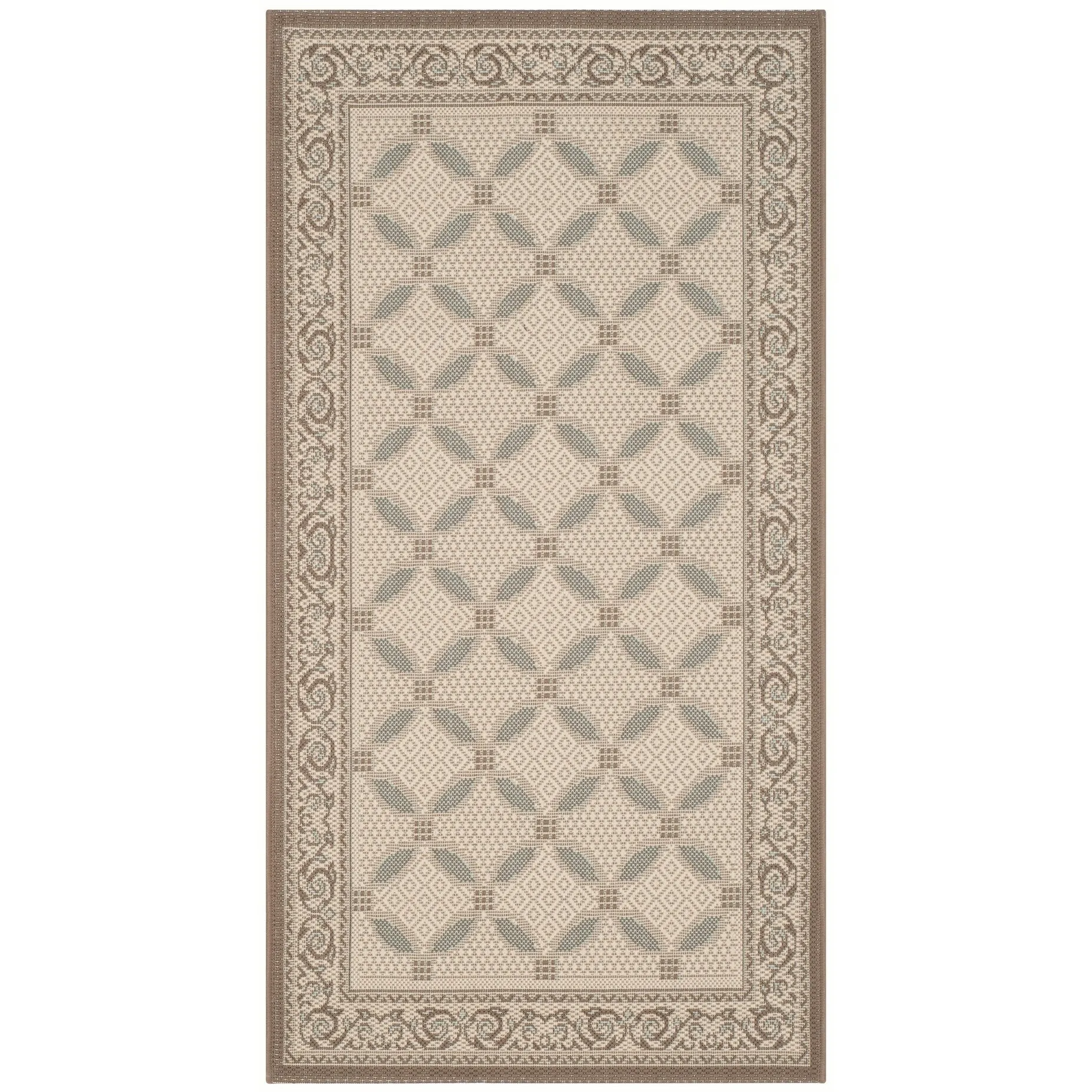 SAFAVIEH Courtyard Zennur Indoor/ Outdoor Waterproof Patio Backyard Rug