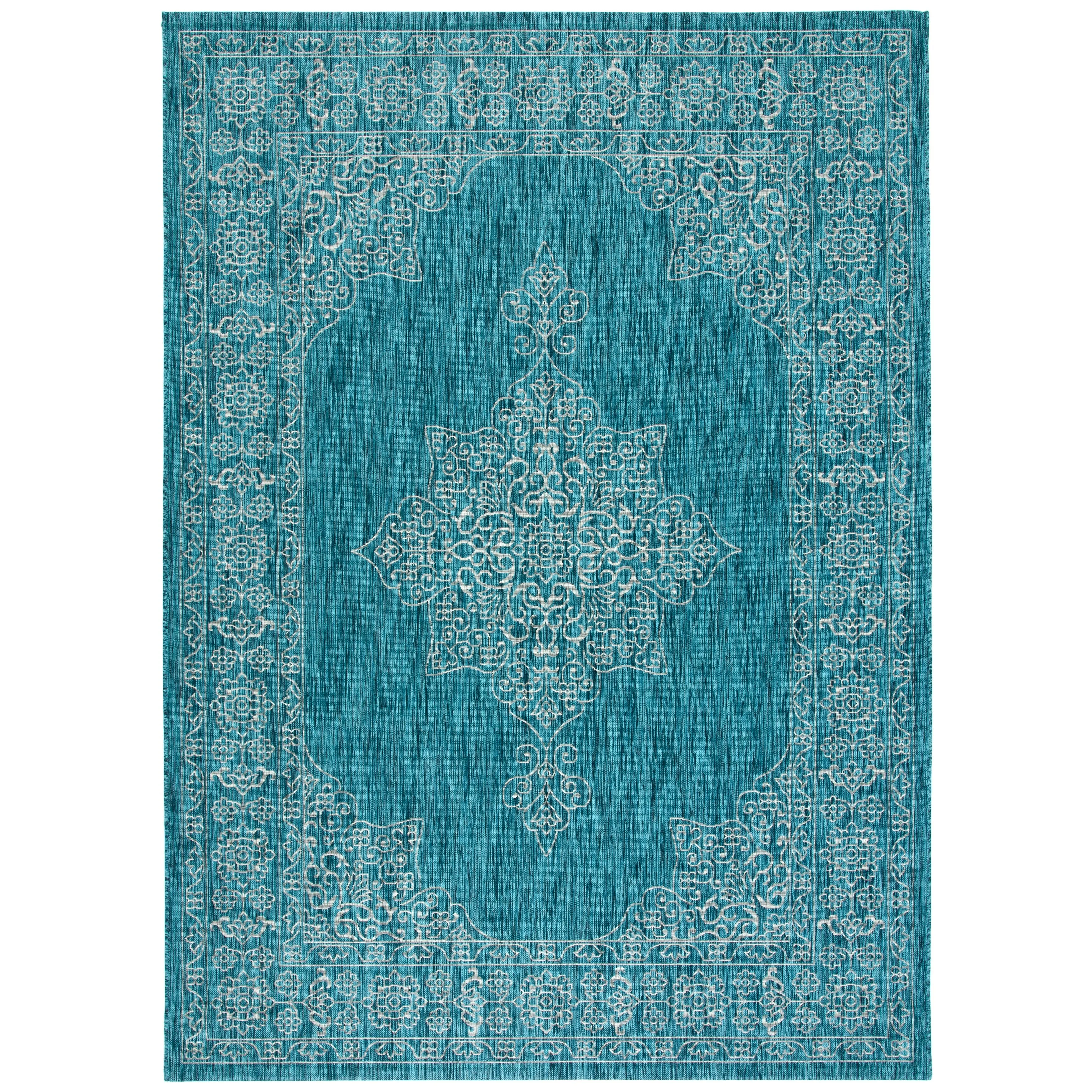 SAFAVIEH Courtyard Zikrija Indoor/ Outdoor Waterproof Patio Backyard Rug