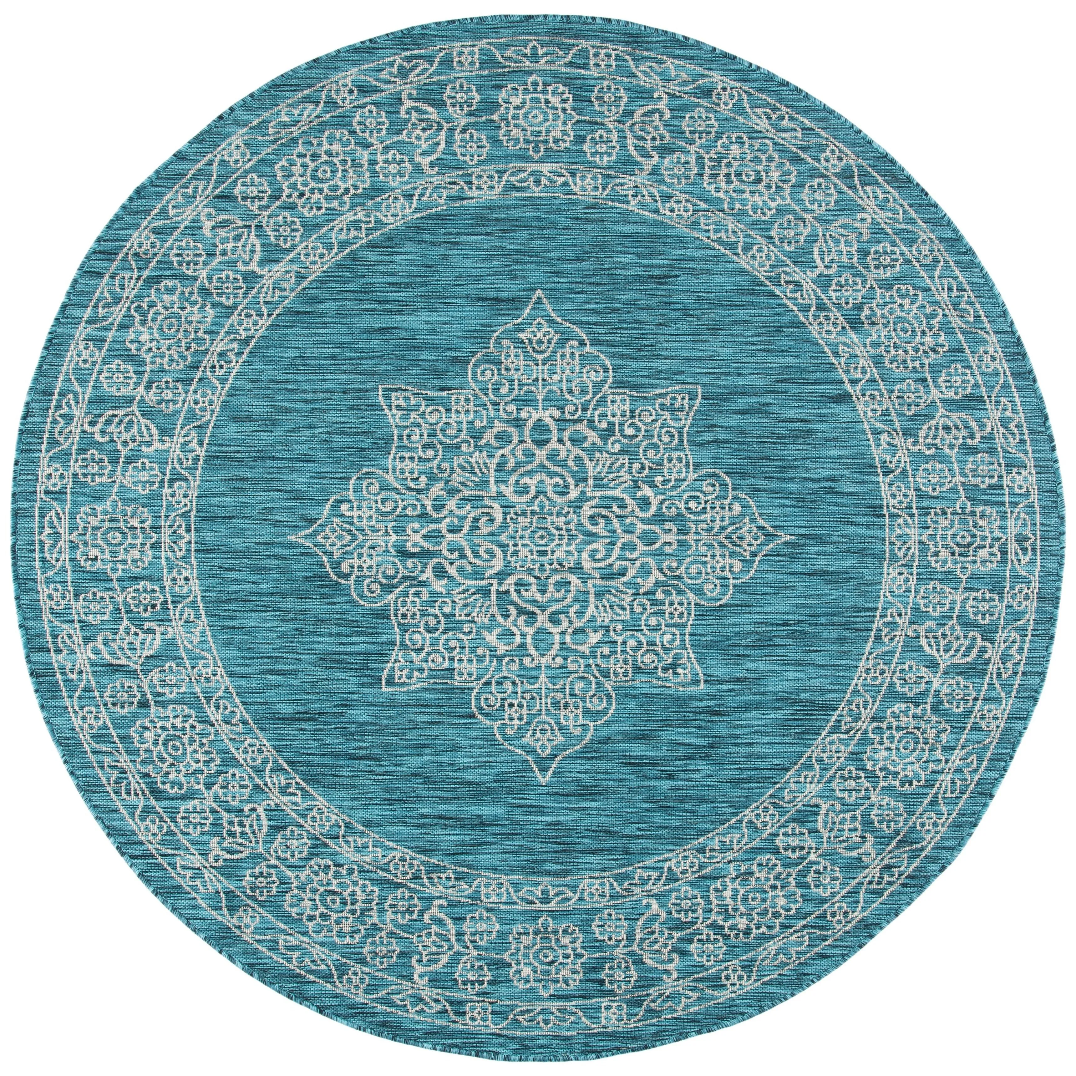 SAFAVIEH Courtyard Zikrija Indoor/ Outdoor Waterproof Patio Backyard Rug