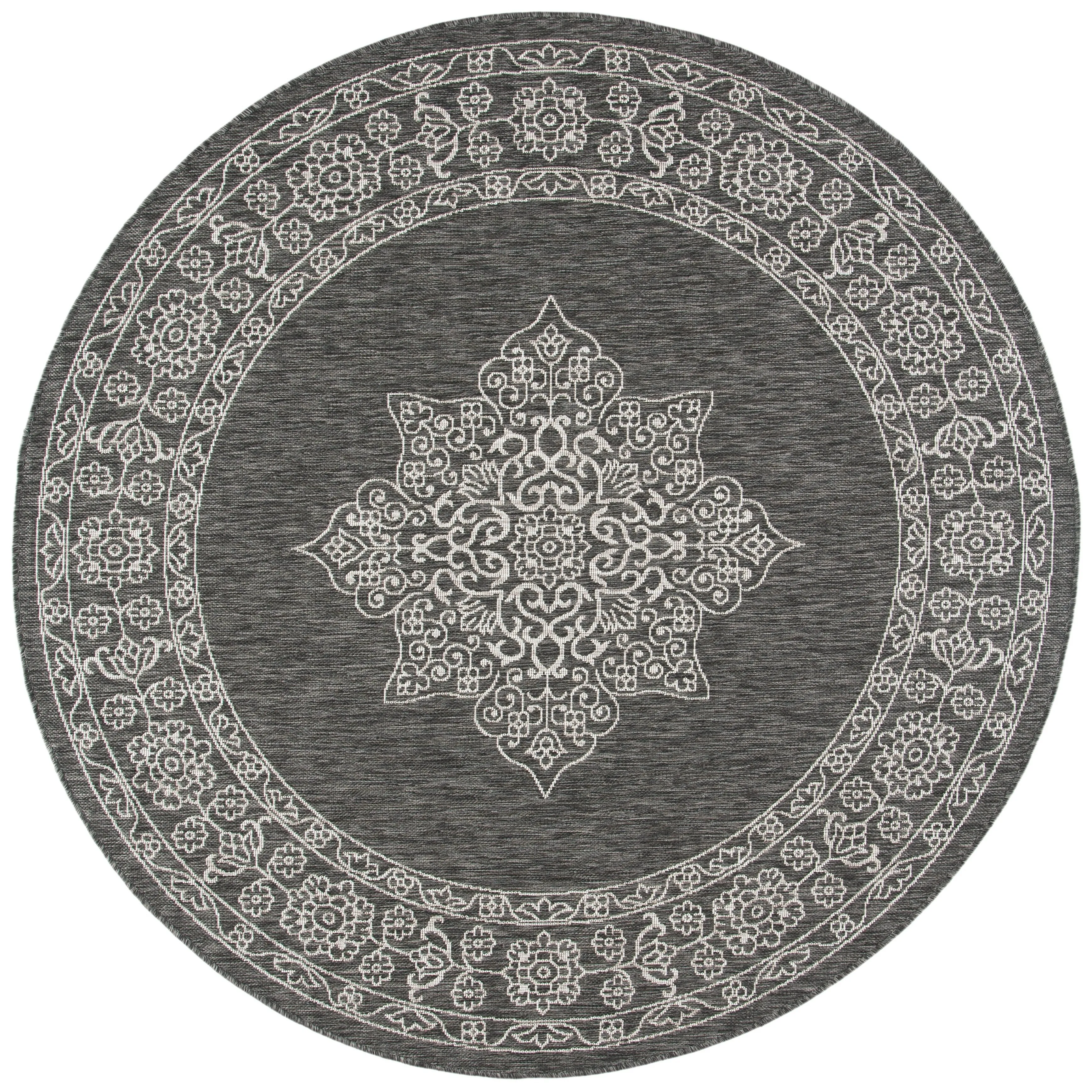 SAFAVIEH Courtyard Zikrija Indoor/ Outdoor Waterproof Patio Backyard Rug