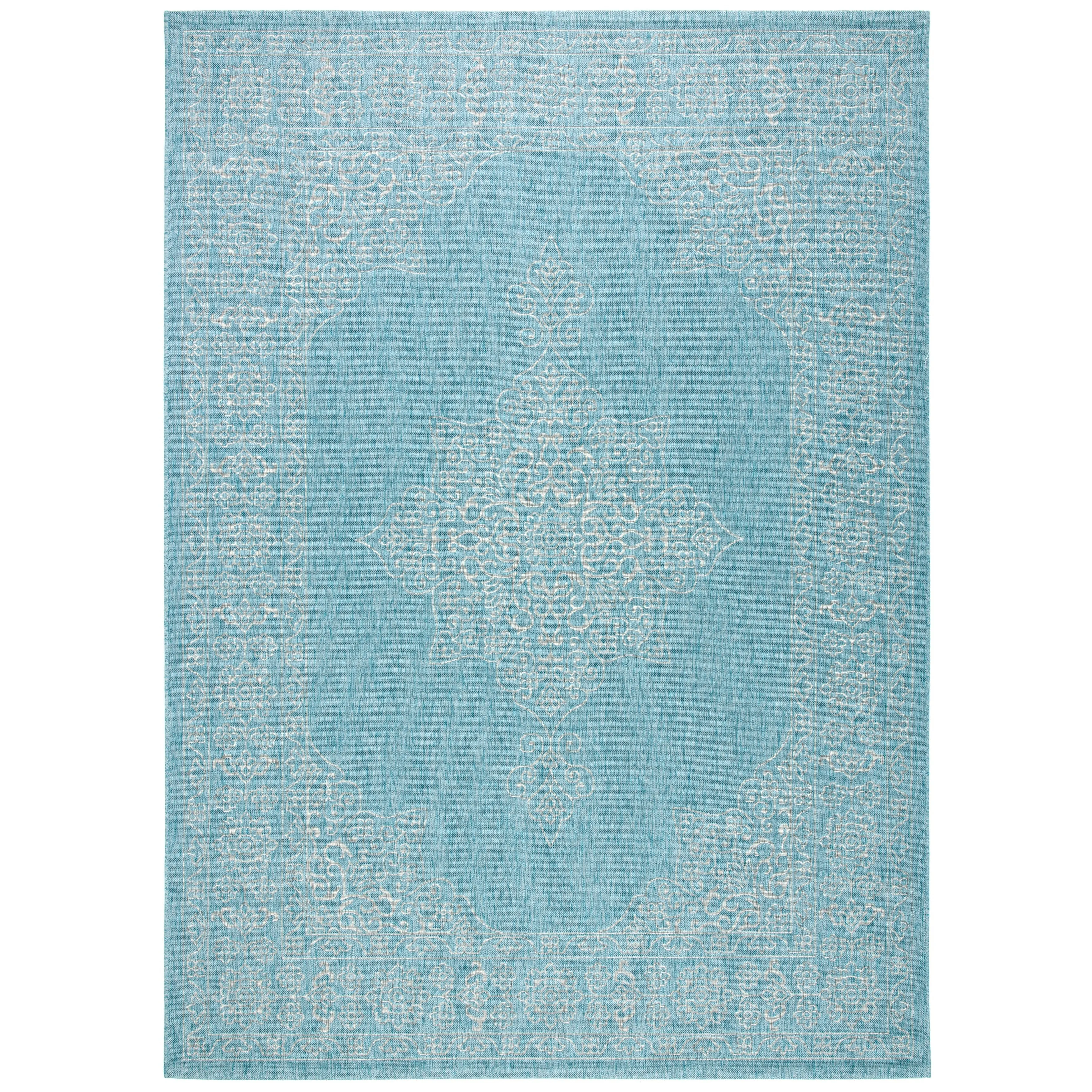 SAFAVIEH Courtyard Zikrija Indoor/ Outdoor Waterproof Patio Backyard Rug