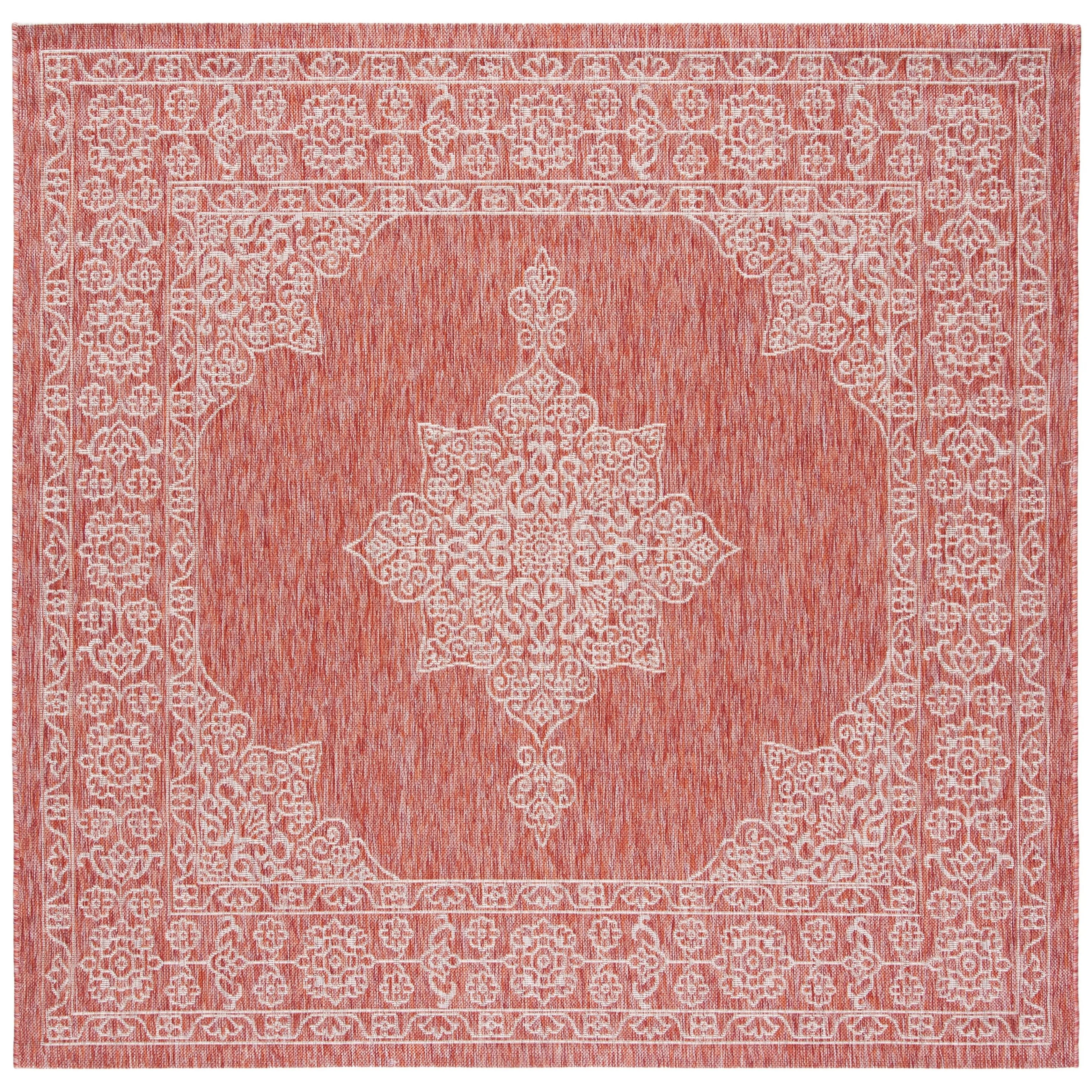 SAFAVIEH Courtyard Zikrija Indoor/ Outdoor Waterproof Patio Backyard Rug