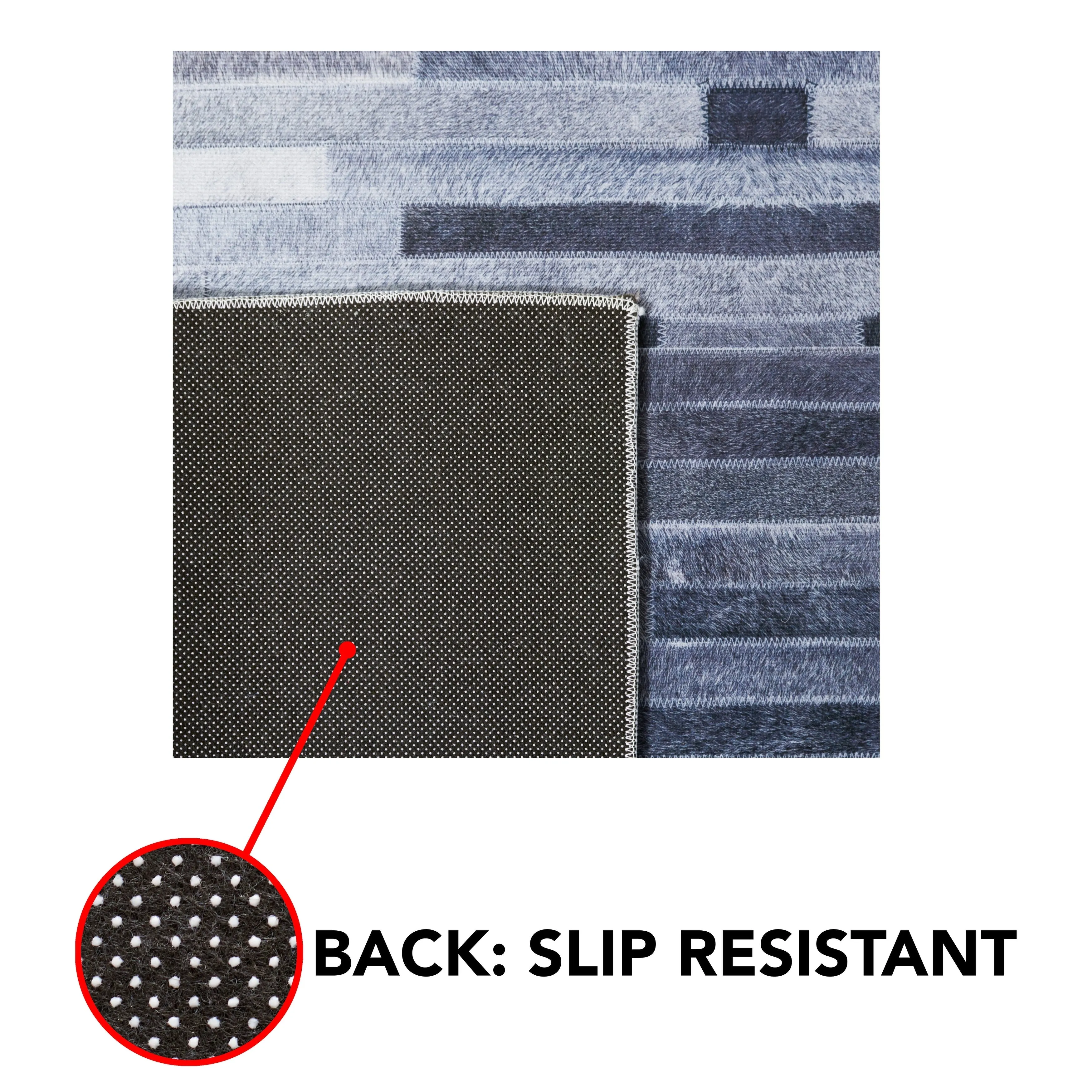 SAFAVIEH Faux Hide Machine Washable Slip Resistant Virzhinia Modern