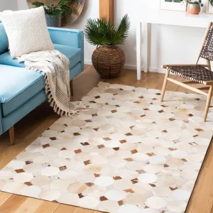 SAFAVIEH Flatweave Studio Leather Semiye Modern Rug