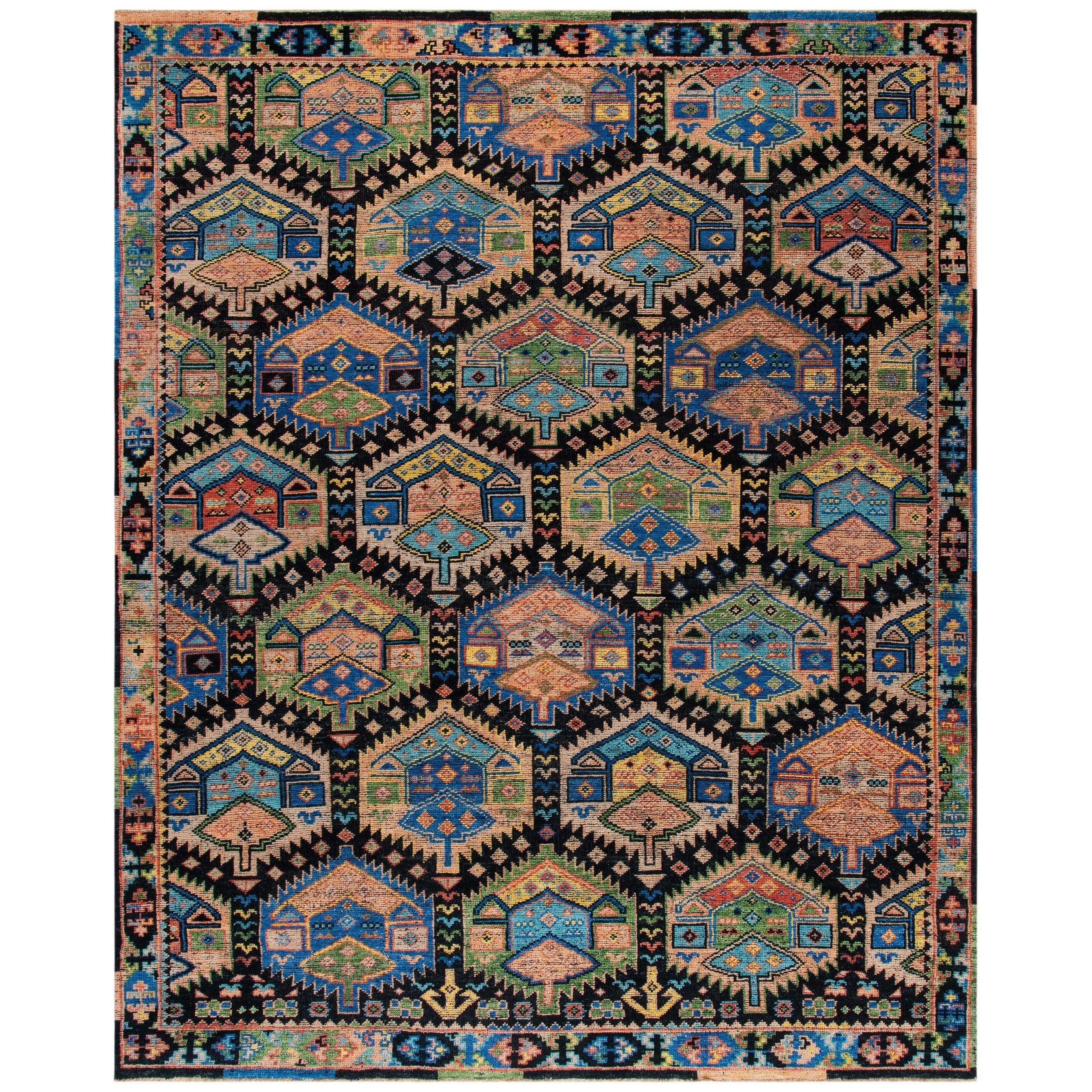 SAFAVIEH Hand-Knotted Izmir Ilfhildur Traditional Wool Rug