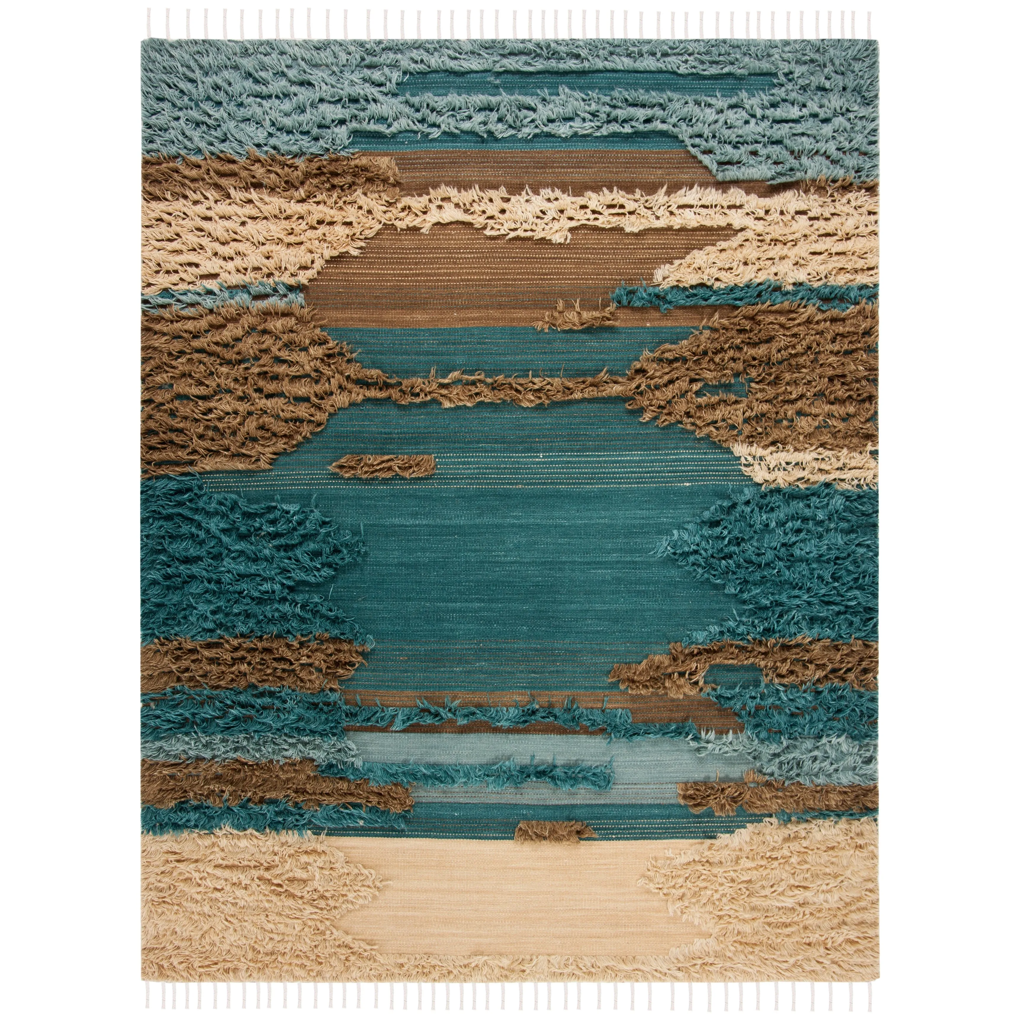 SAFAVIEH Hand-knotted Kenya Ilme Southwestern Tribal Wool Rug
