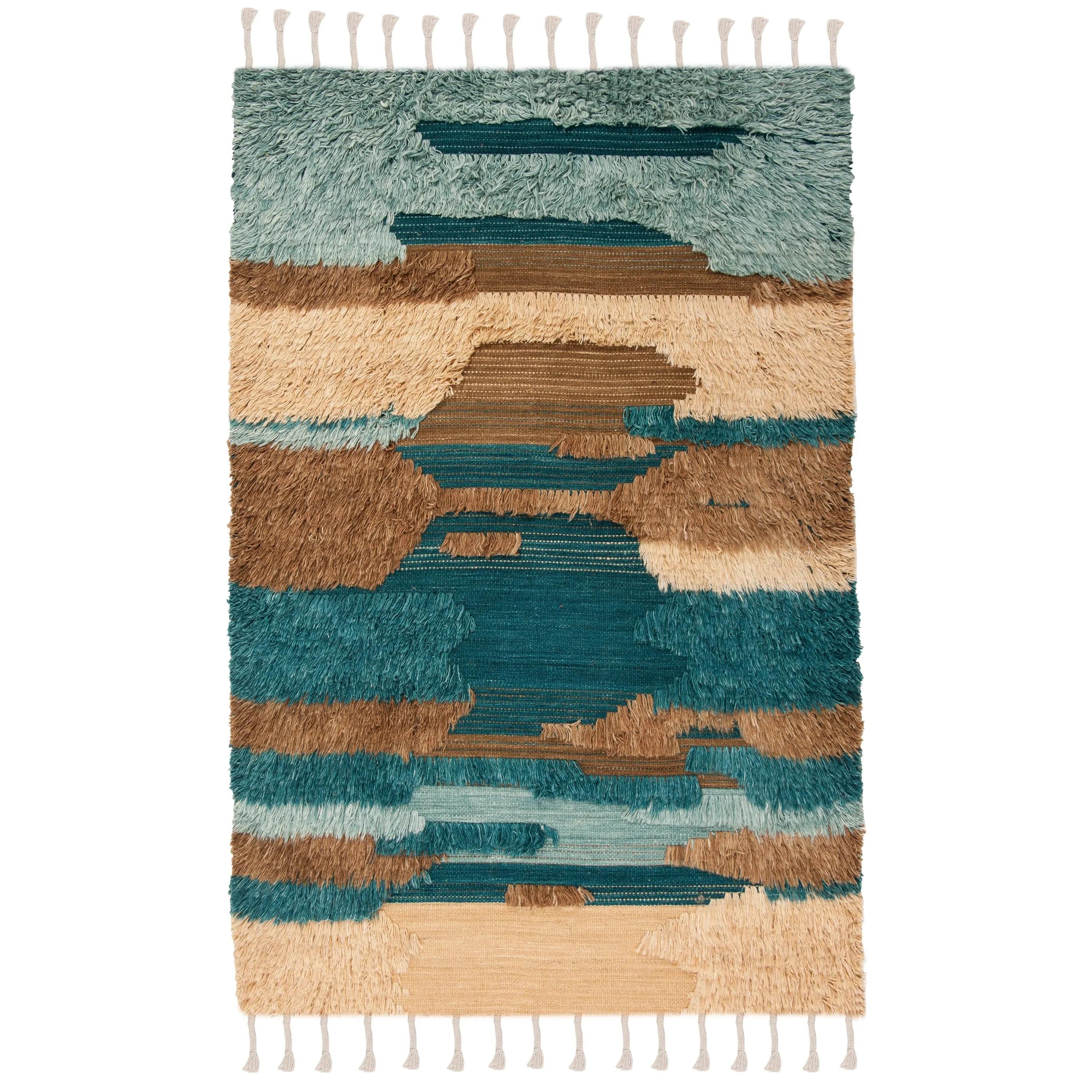 SAFAVIEH Hand-knotted Kenya Ilme Southwestern Tribal Wool Rug