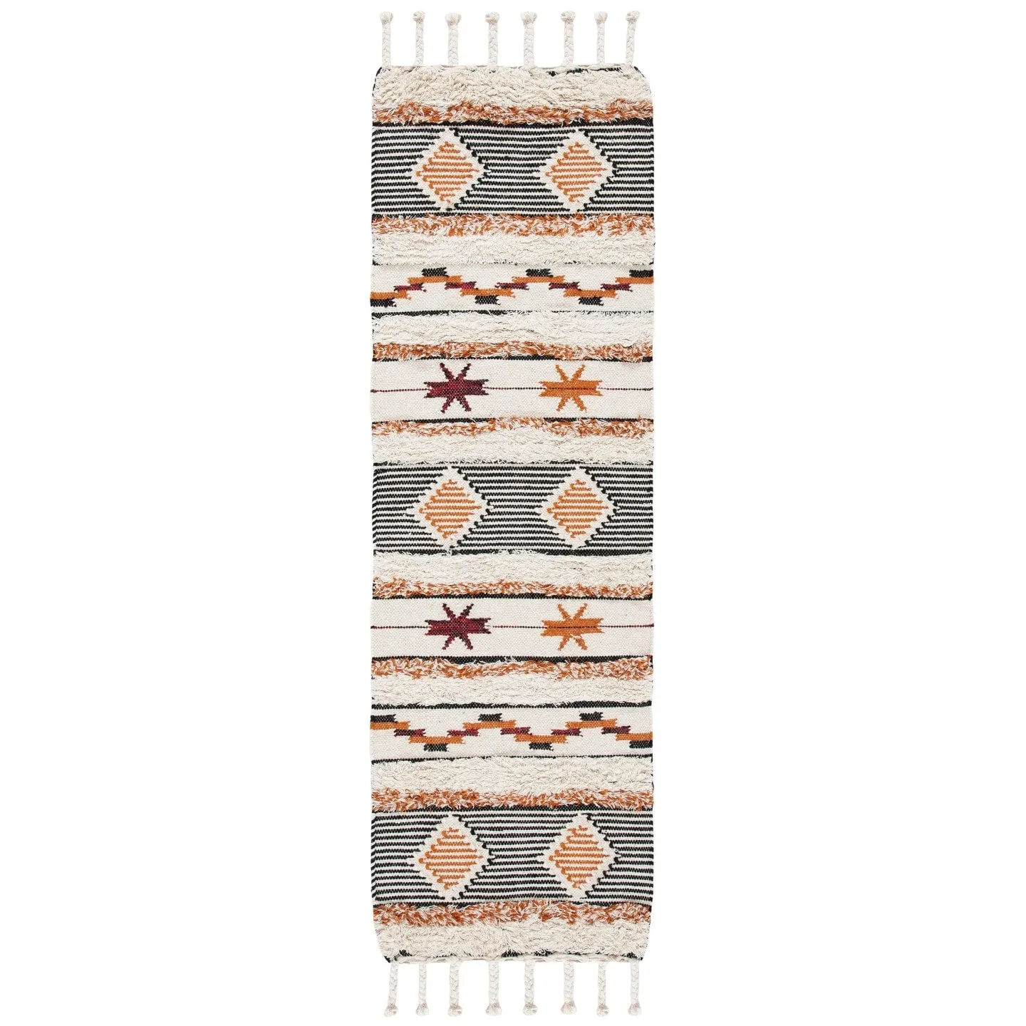 SAFAVIEH Hand-knotted Kenya Shanti Wool Tassel Rug