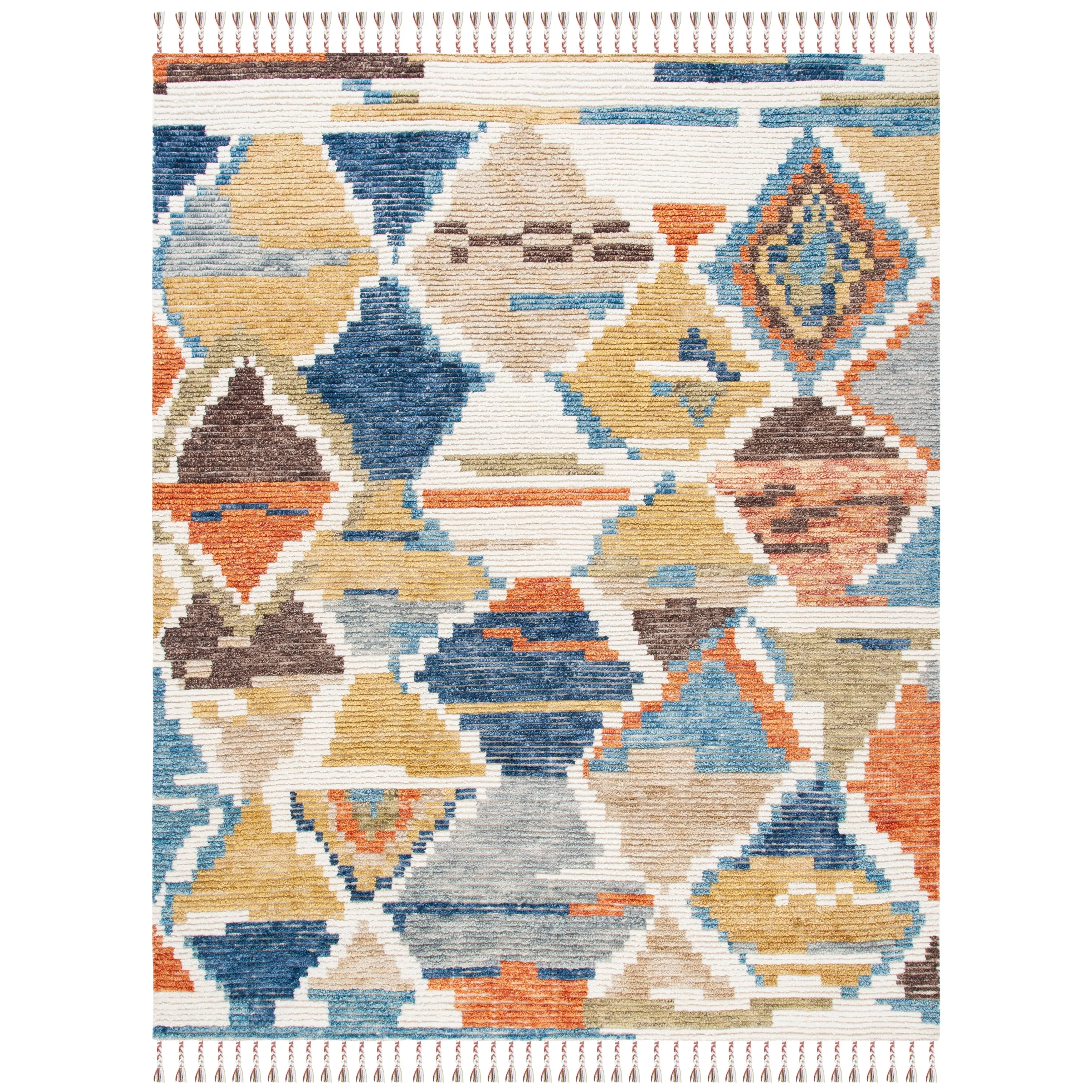 SAFAVIEH Hand-knotted Kenya Thamar Southwestern Tribal Wool Rug